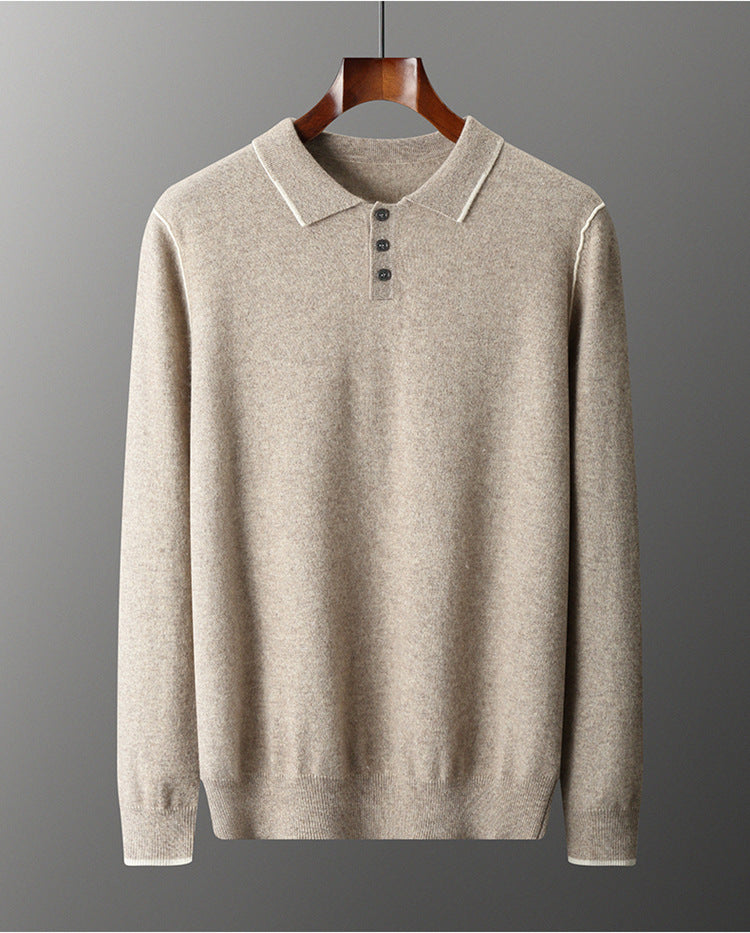 Bellivaro | Polo Sweater i 100% kashmir