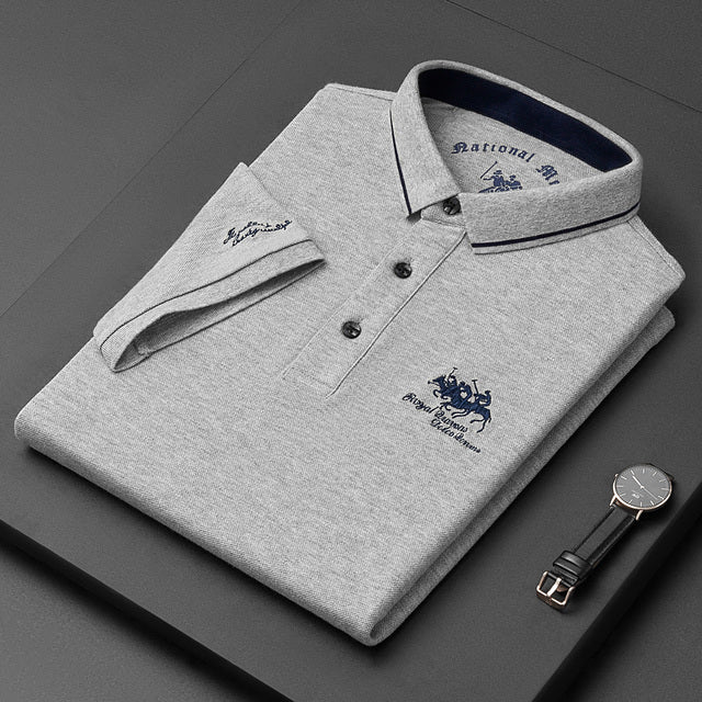 Bellivaro | Elegant og alsidigt herre-polo med knaplukning – perfekt til hverdag og smart-casual
