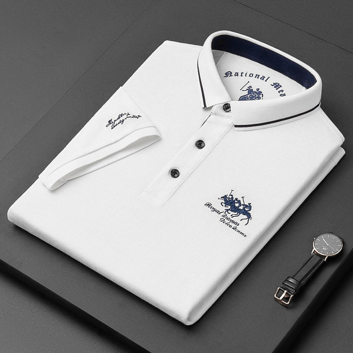 Bellivaro | Elegant og alsidigt herre-polo med knaplukning – perfekt til hverdag og smart-casual