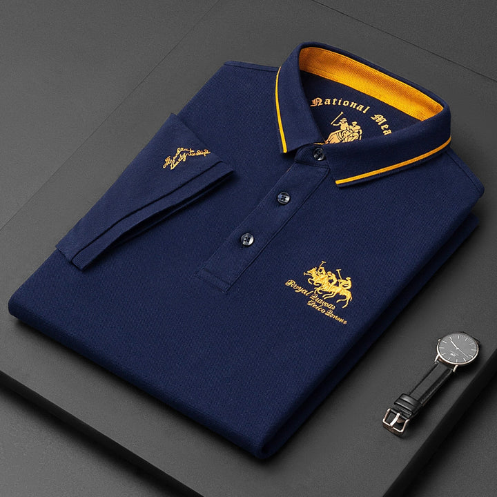 Bellivaro | Elegant og alsidigt herre-polo med knaplukning – perfekt til hverdag og smart-casual