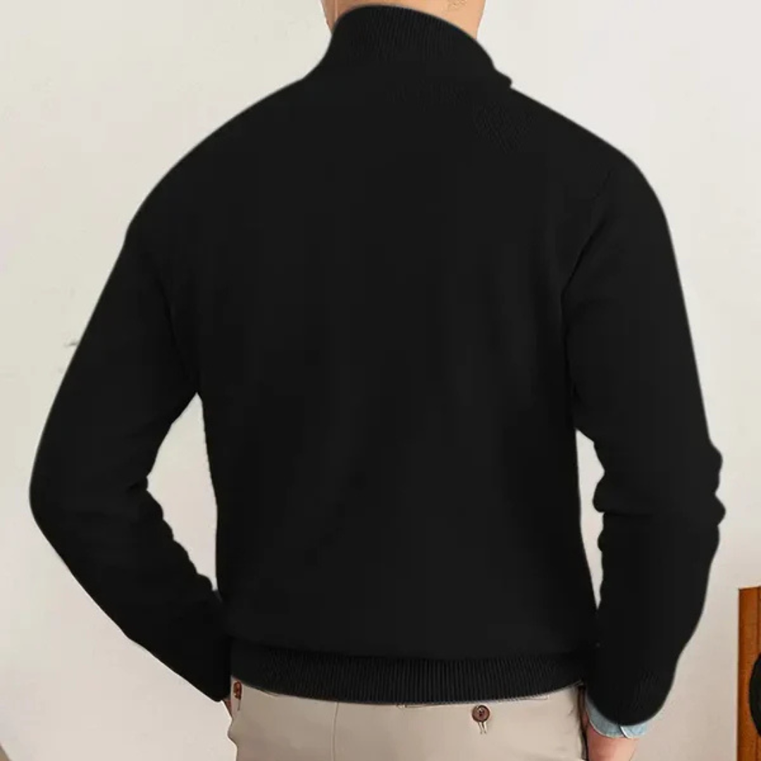 Bellivaro | Herre Half-Zip Sweater Langærmet | Klassisk Komfort & Moderne Pasform