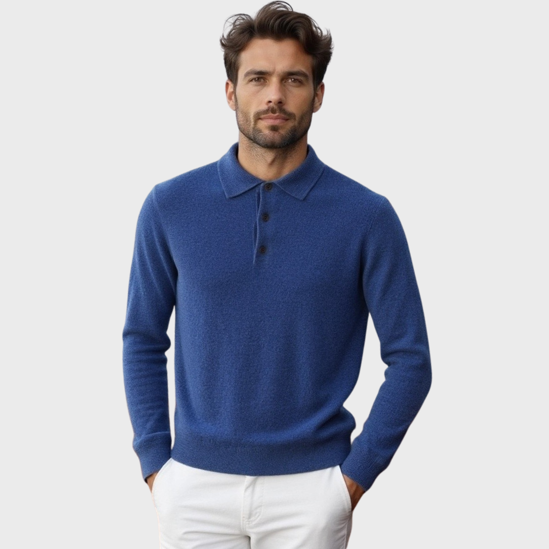 Bellivaro | Poloshirt i merinould