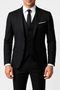 Elegáns 3-darabos slim fit öltöny férfiaknak