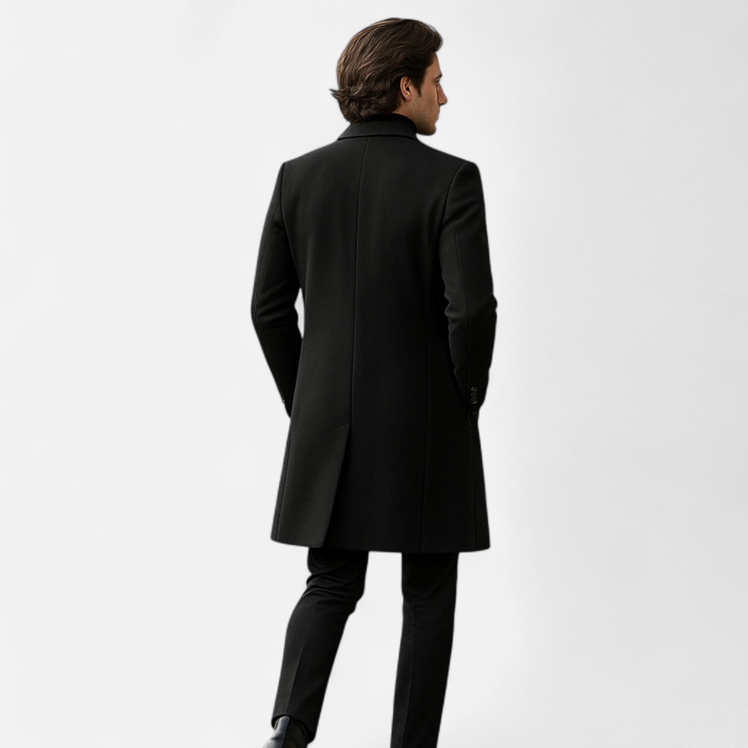 Eliaro Moda – Abrigo trench para hombre – otoño e invierno – estilo casual de negocios