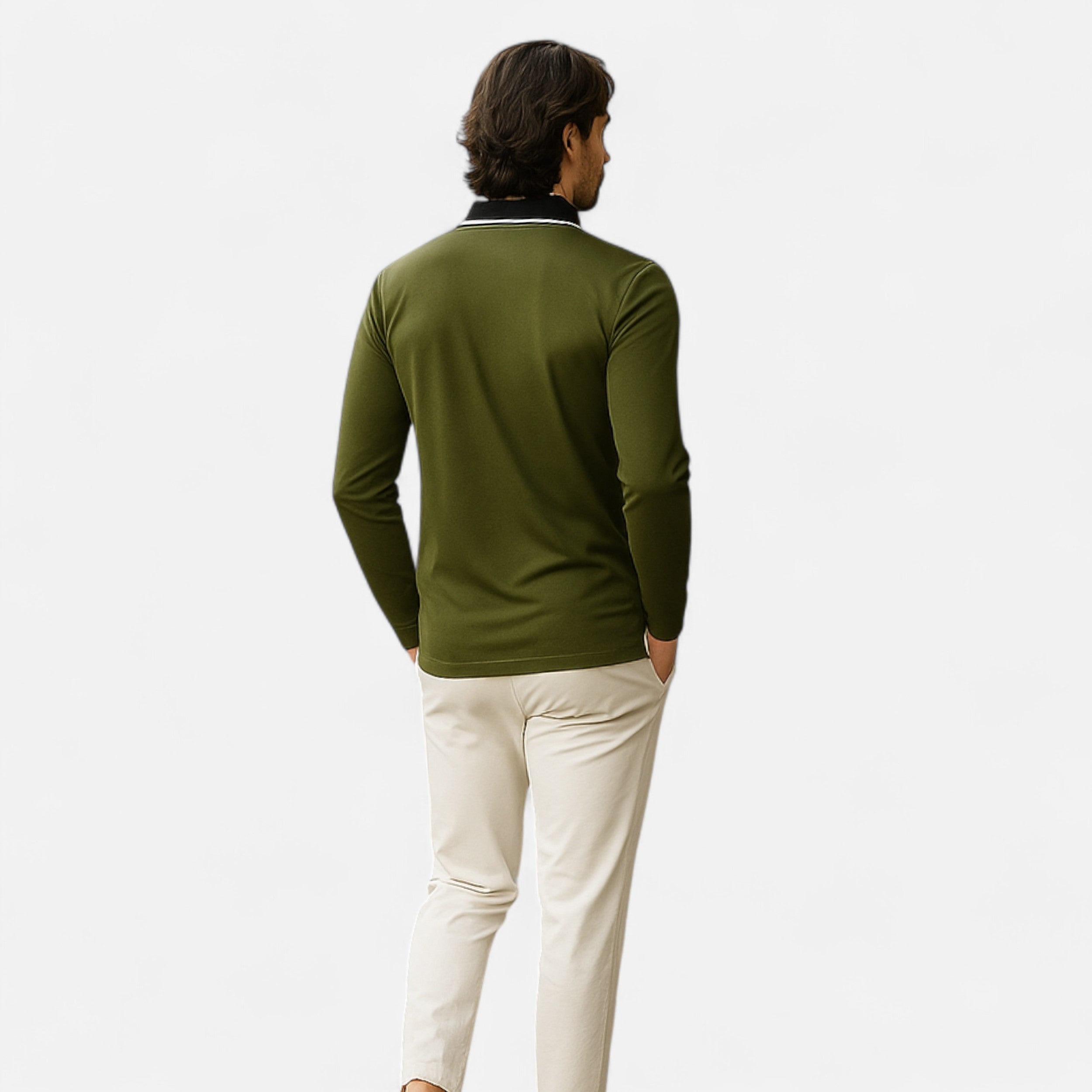Eliaro Moda | Ανδρικό μακρυμάνικο ράγκμπι πόλο – Casual στυλ