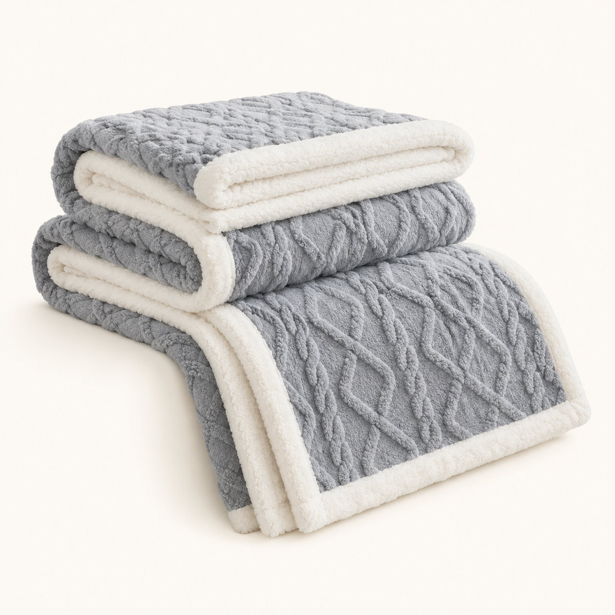 Blødt Fleece Tæppe til Sofa og Seng – 6 Størrelser