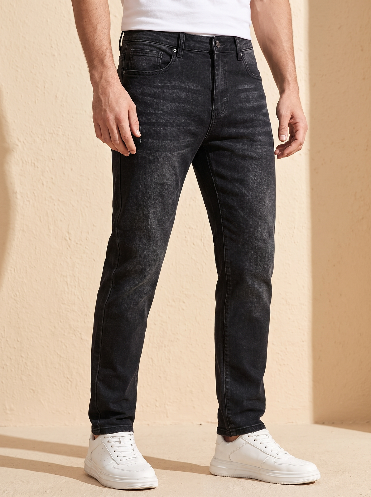 Stretch Jeans til Mænd med Normal Pasform