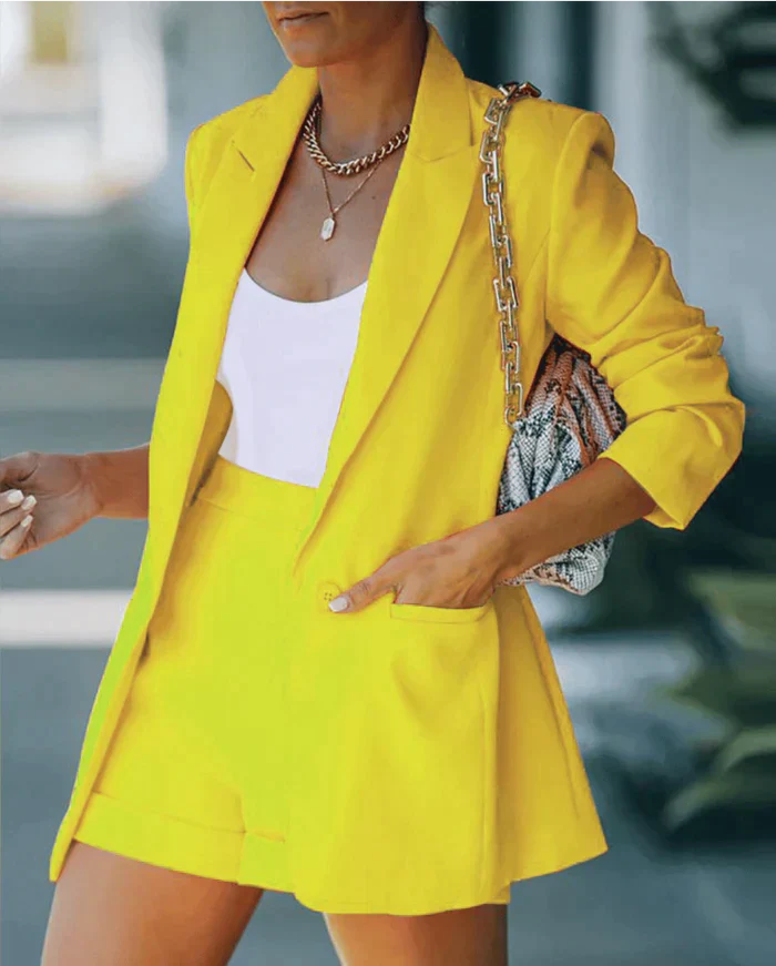 Blazer & Shorts Sæt