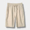 Shorts elegantes para hombre, corte relajado, talle medio con bolsillos