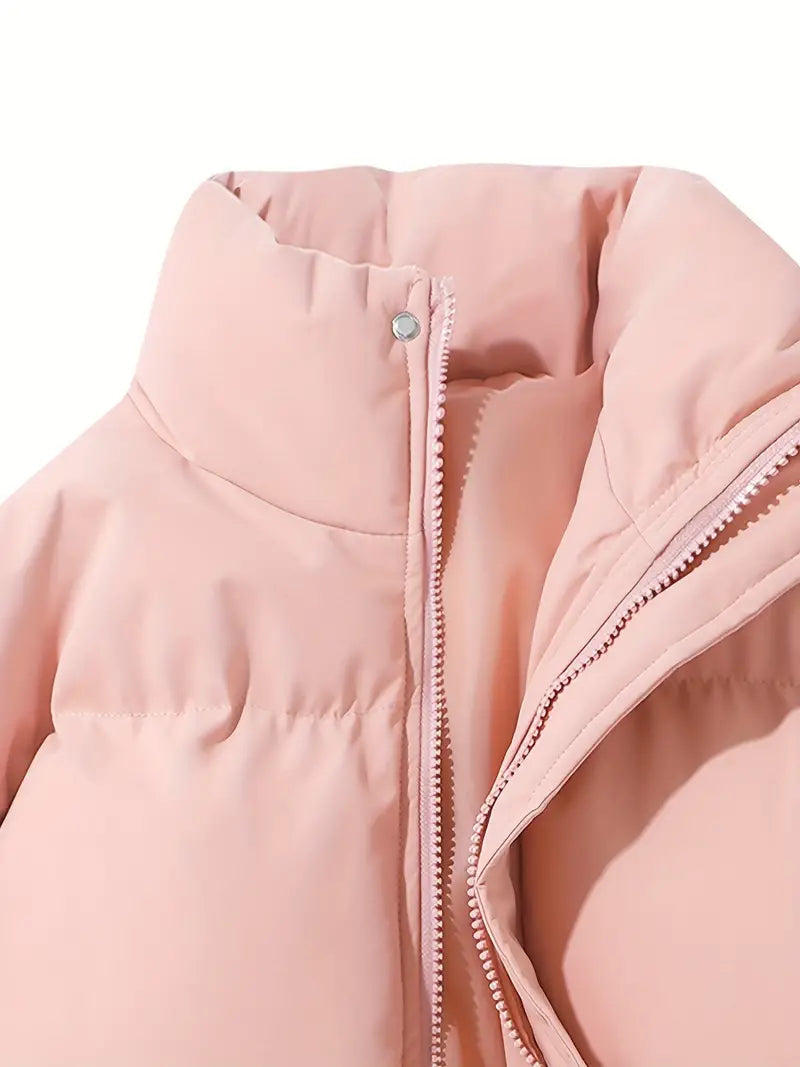 NOUVEAU RICHE Kapuzenjacke Klassisches Design Warme Winterjacke Winter