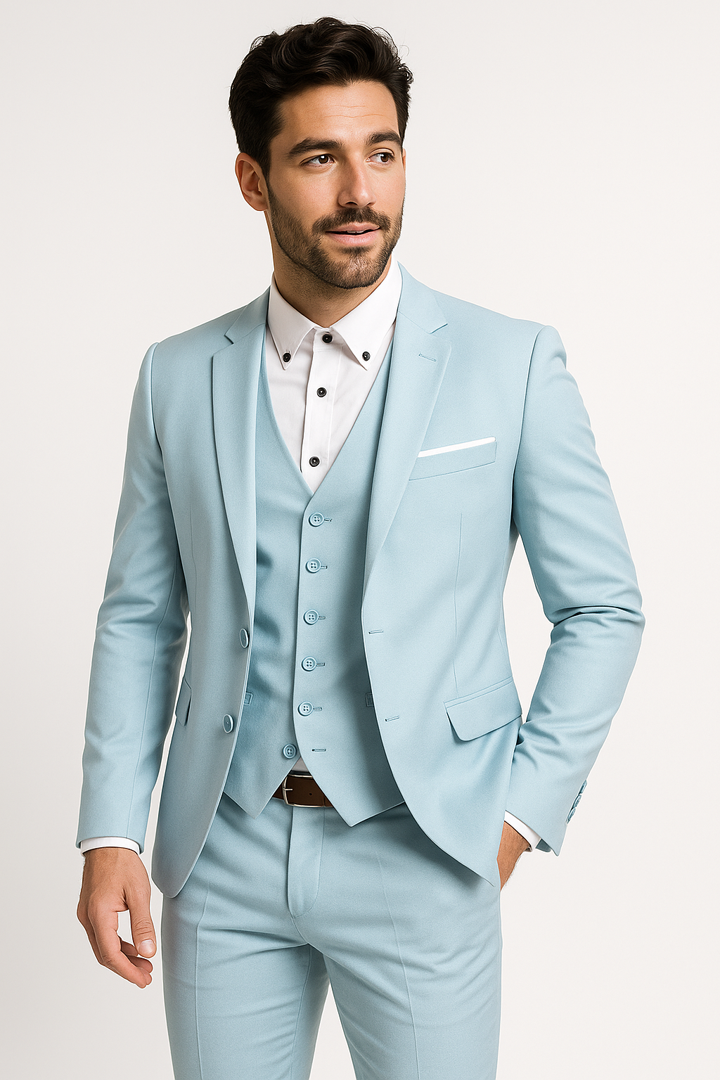 Evert | Ensemble trois pièces homme avec blazer, gilet et pantalon pour occasions festives et élégantes d'automne