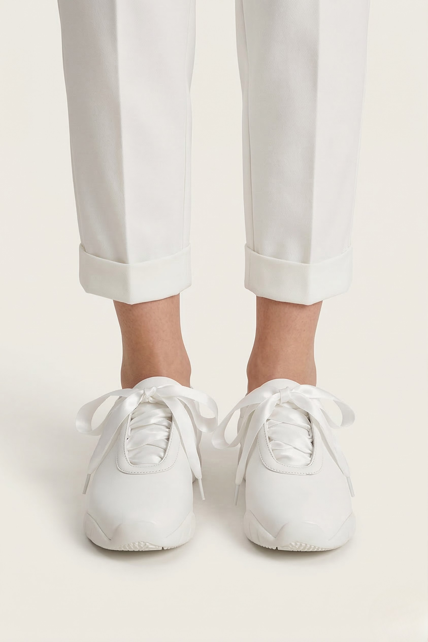 Dame sneakers med snøre komfortable fritidssko lette hverdagssko