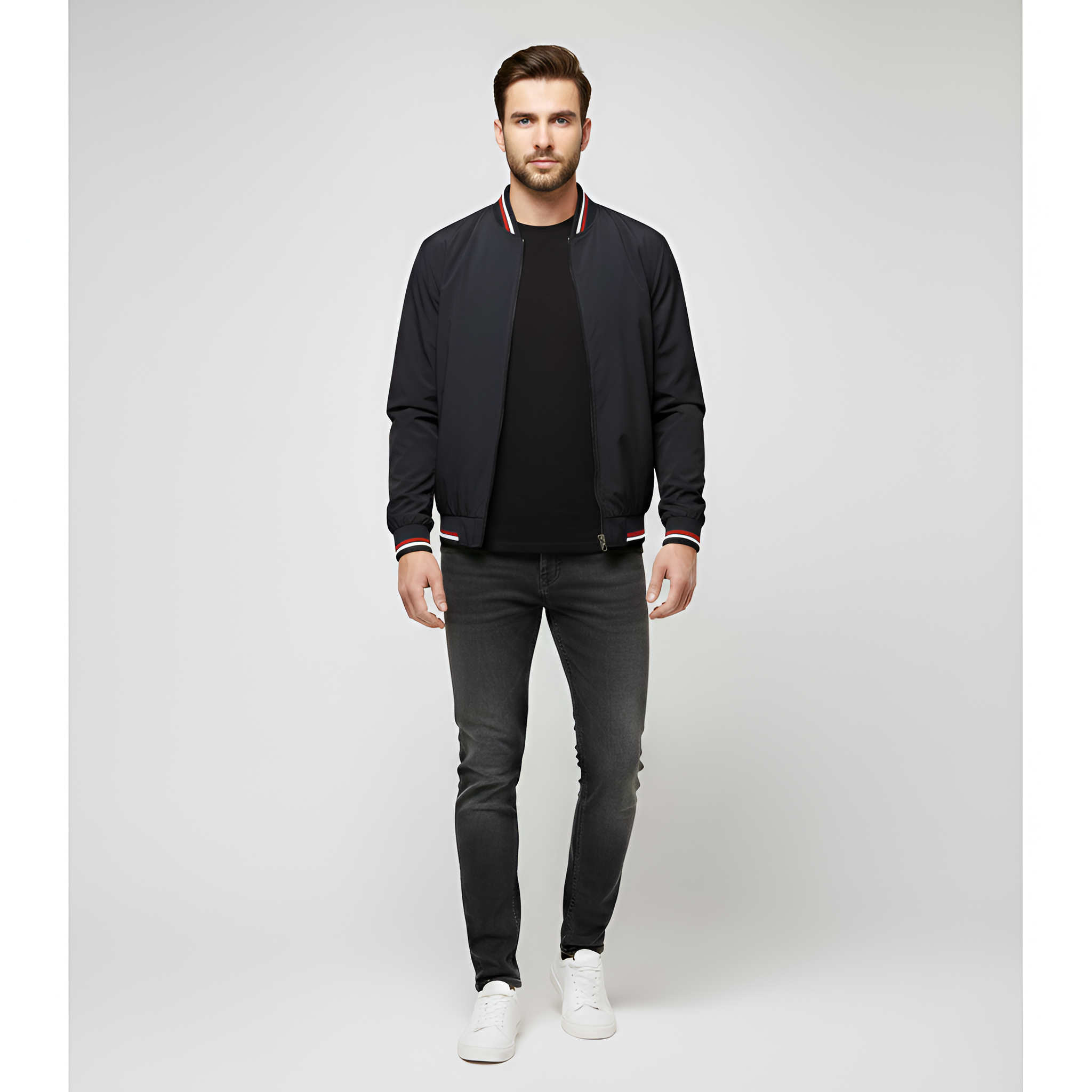 Bellivaro pánska bomber bunda ľahká vetrovka