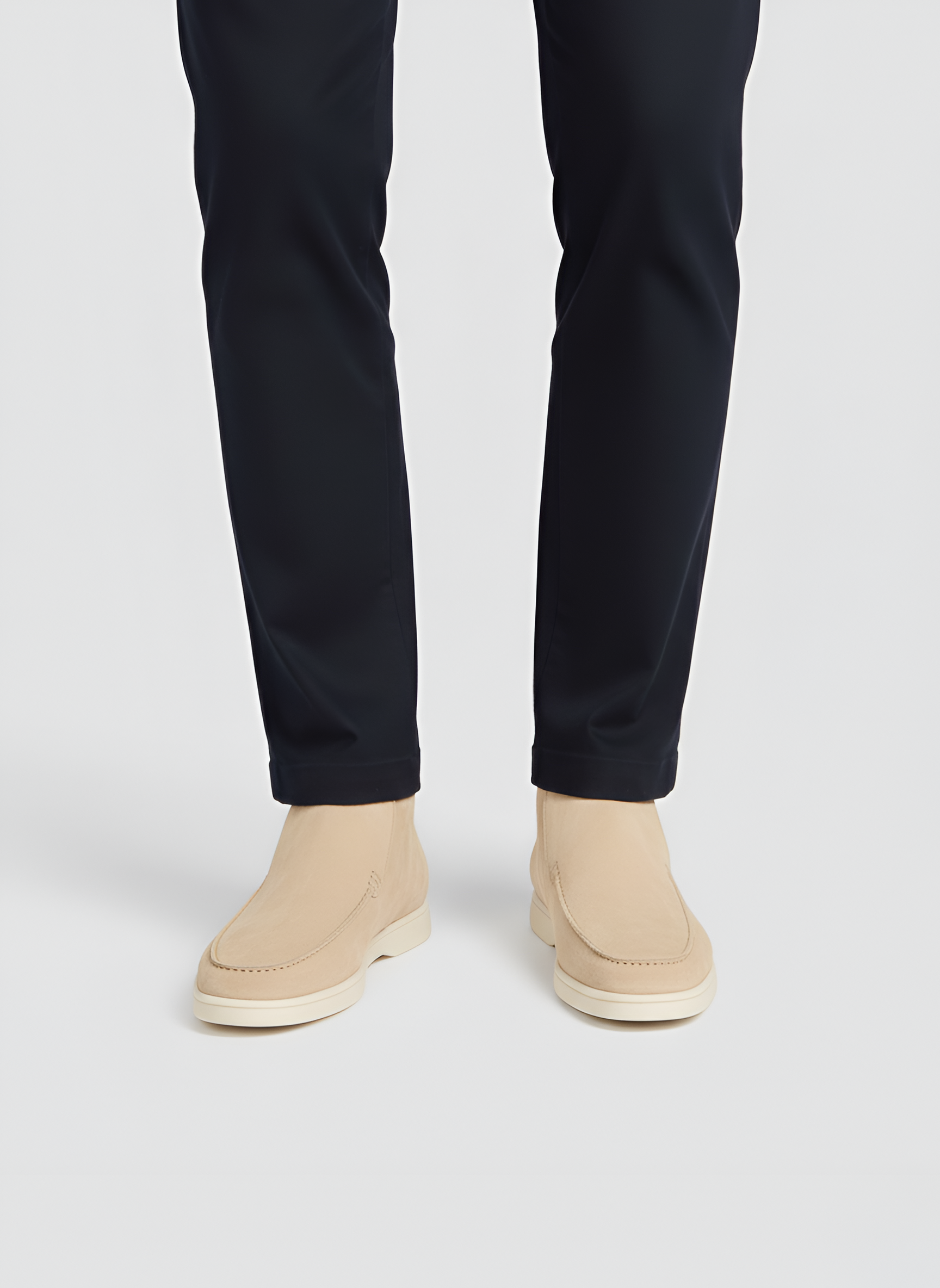 Bellivaro Herre Loafers i Ruskind med Slip-On Design og Komfortabel Sål