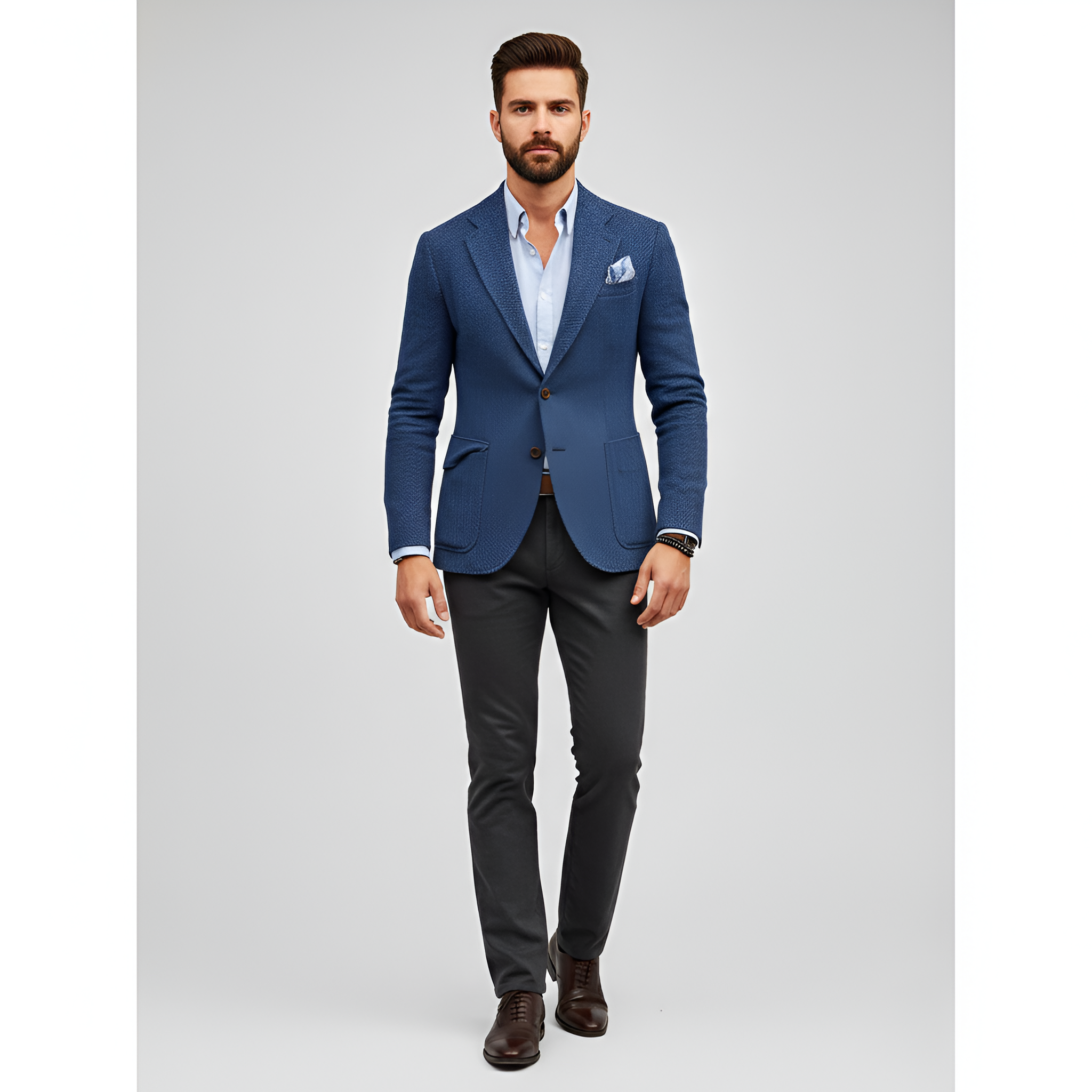 Bellivaro ανδρικό σακάκι μπλέιζερ από βαμβακερό μείγμα