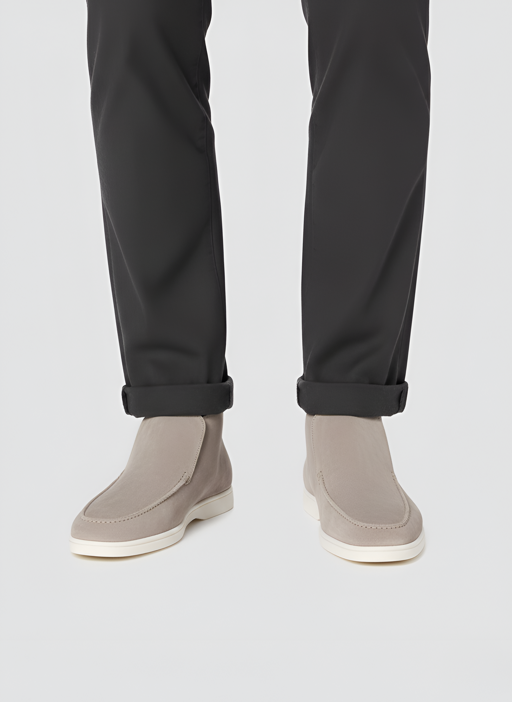 Bellivaro Herre Loafers i Ruskind med Slip-On Design og Komfortabel Sål