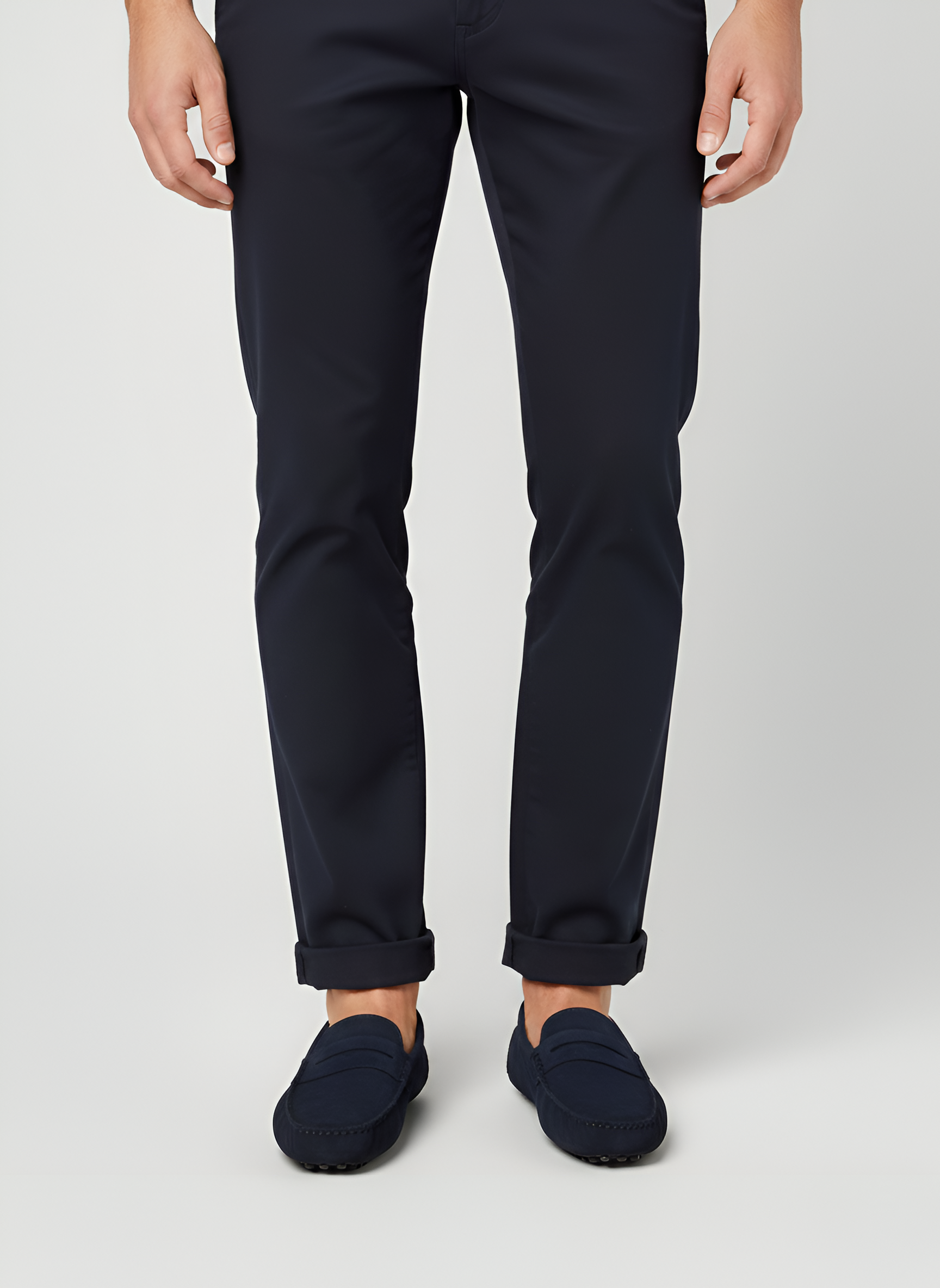 Bellivaro Herre Loafers i Ruskind Komfortable Mokkasiner i Læder