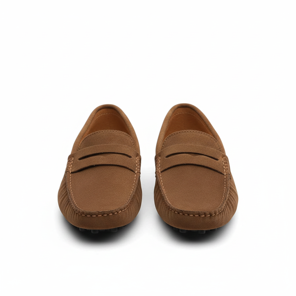 Bellivaro herre loafers i ruskind til komfort og hverdagsbrug