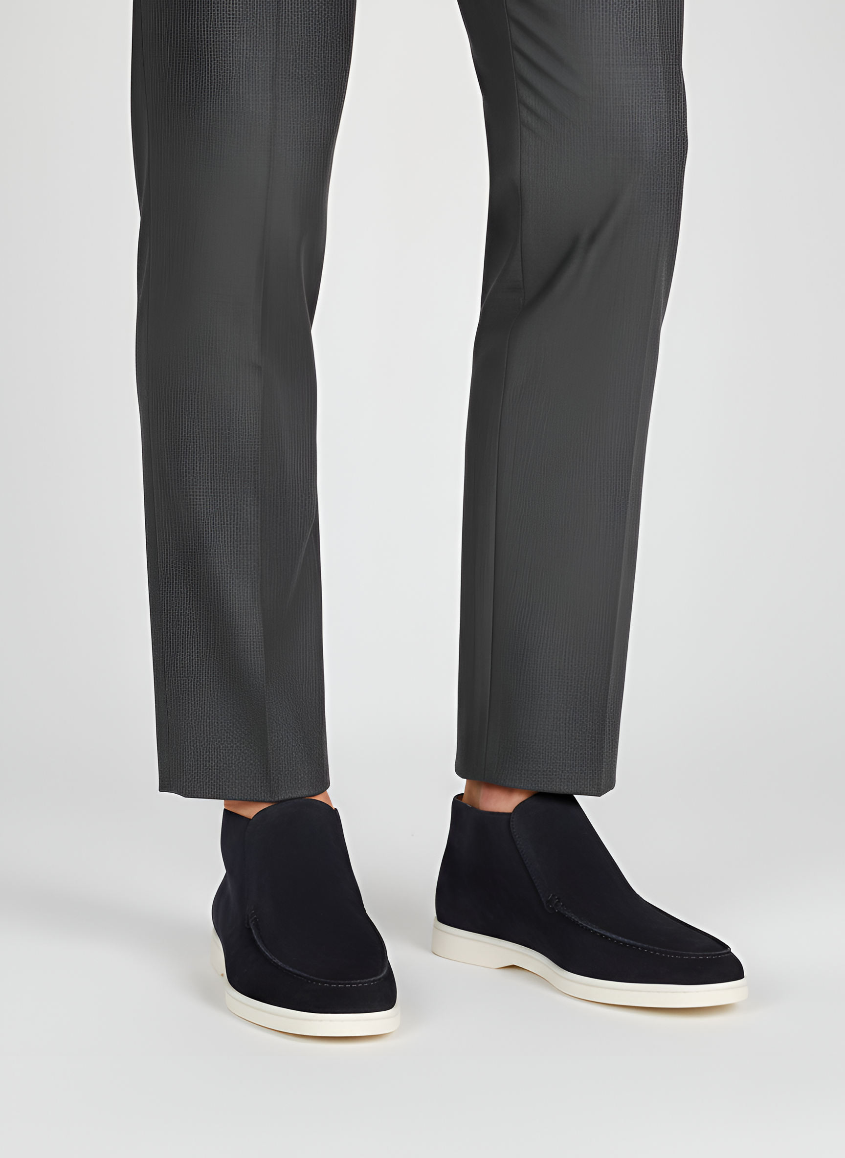 Bellivaro Herre Loafers i Ruskind med Slip-On Design og Komfortabel Sål