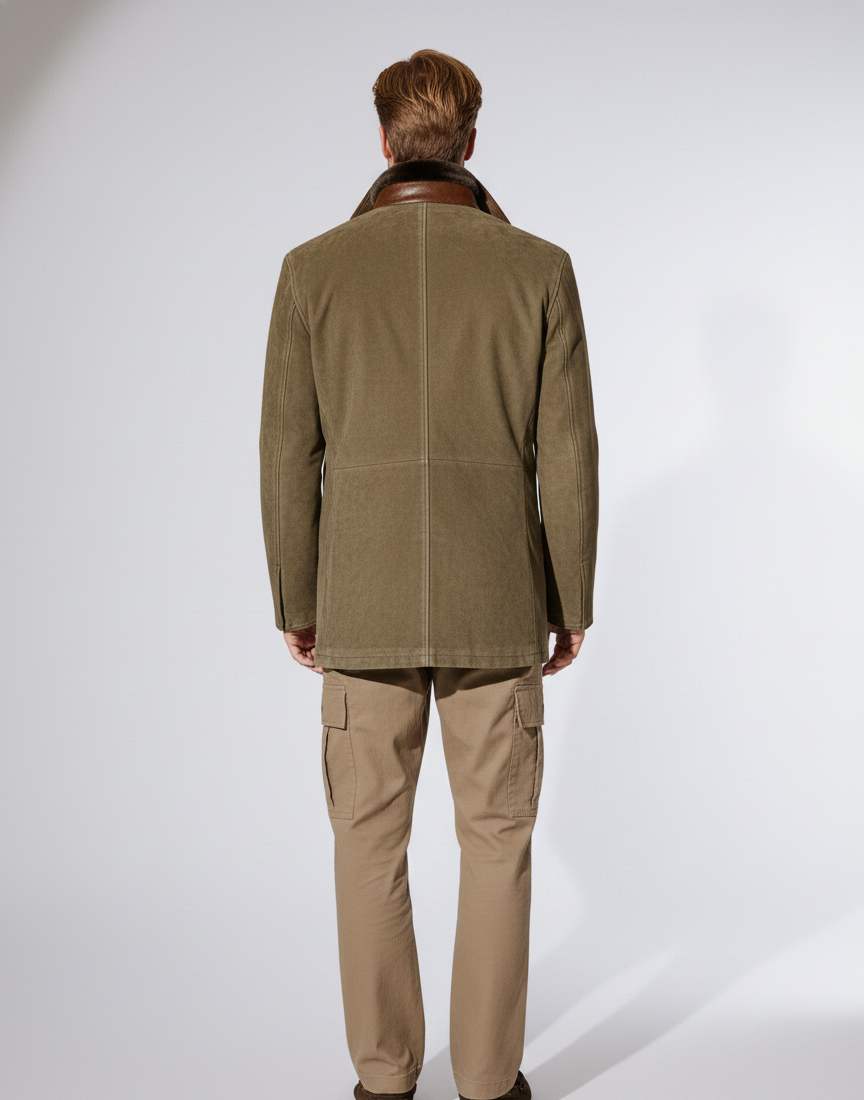 Chaqueta Bellivaro para hombre en mezcla de lana para otoño e invierno