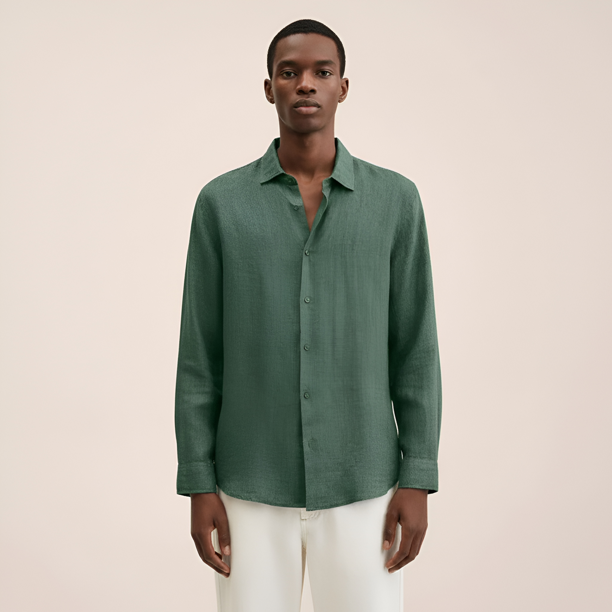 Bellivaro ανδρικό πουκάμισο από λινό μακρυμάνικο casual εφαρμογή