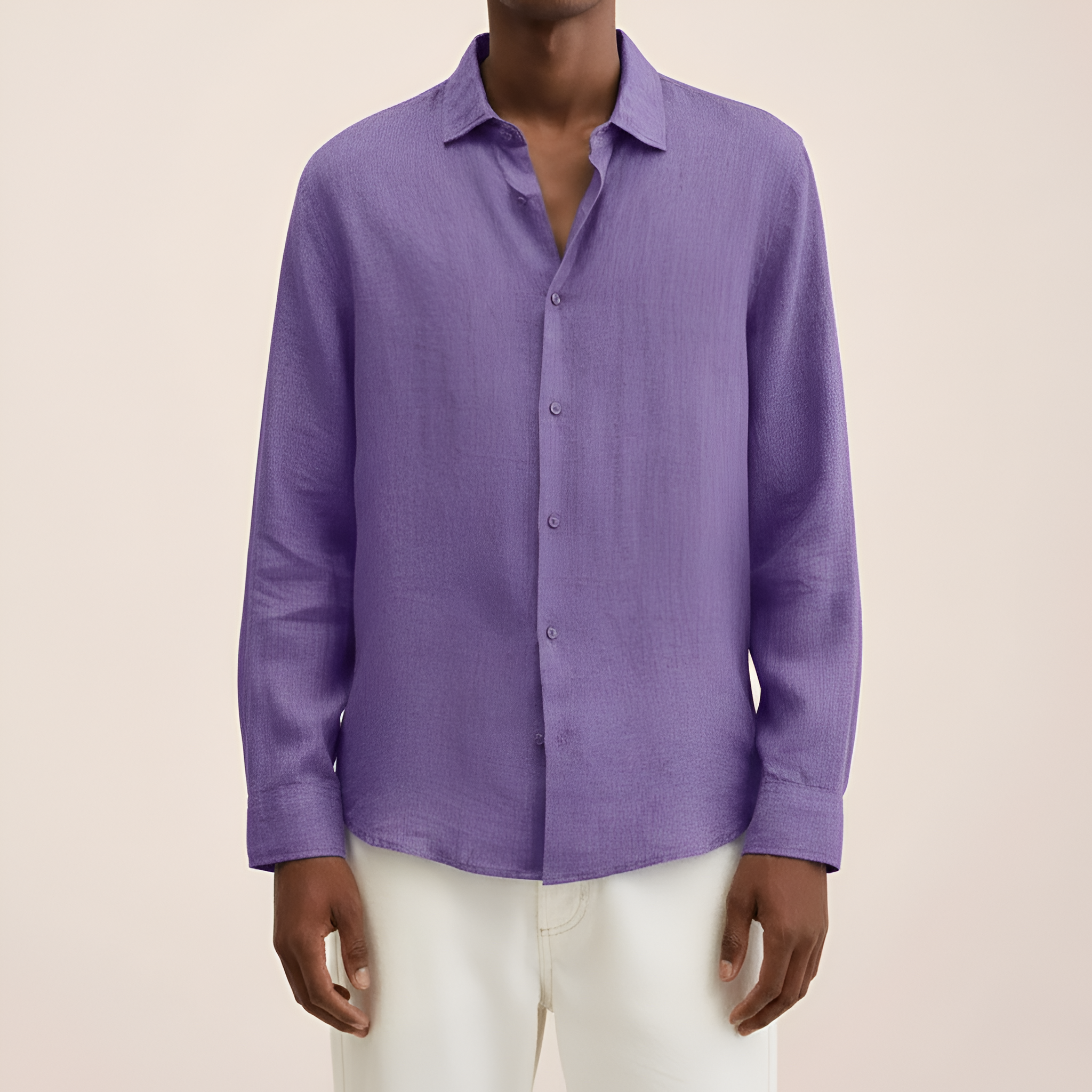 Bellivaro ανδρικό πουκάμισο από λινό μακρυμάνικο casual εφαρμογή