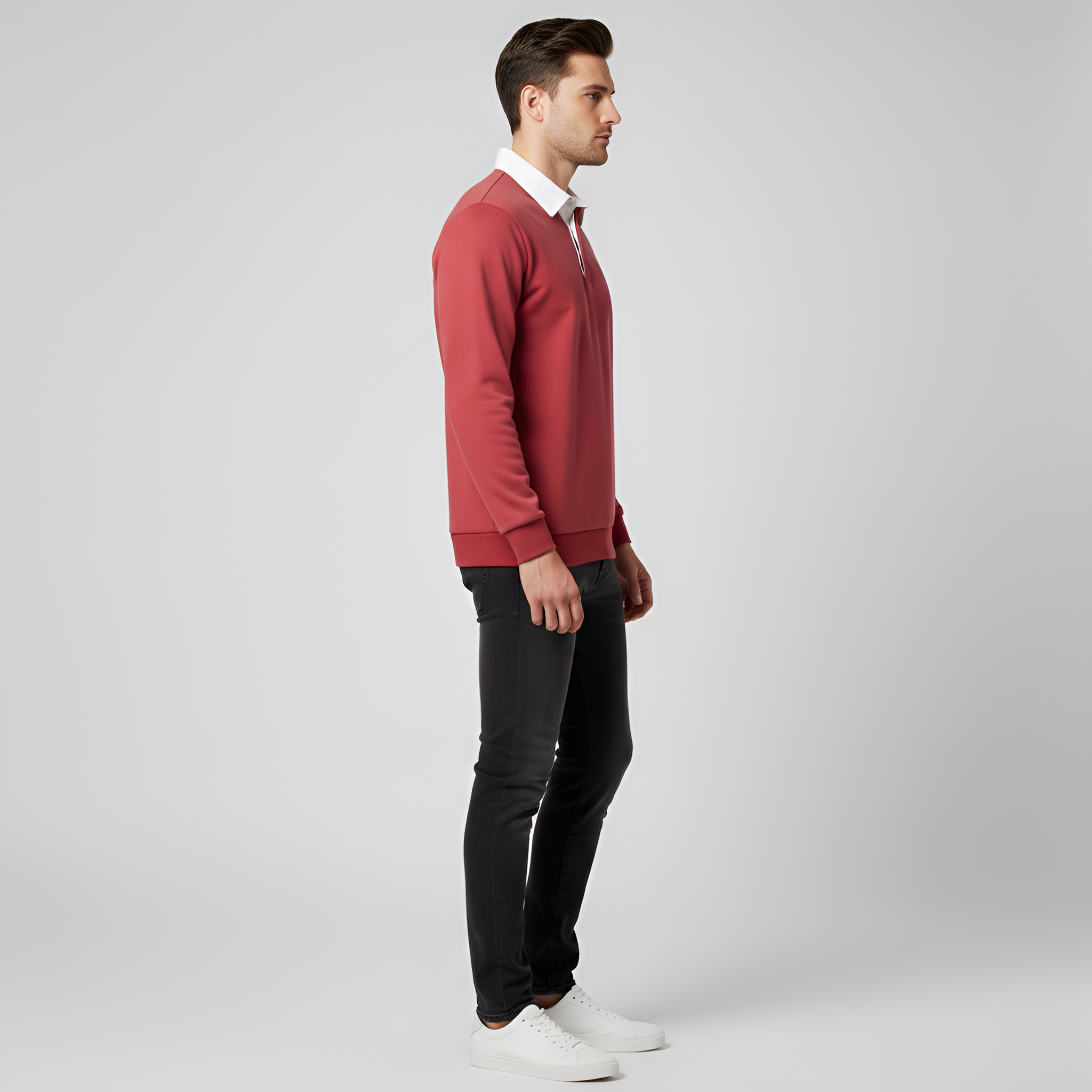 Bellivaro ανδρική πόλο μπλούζα από βαμβάκι με γιακά