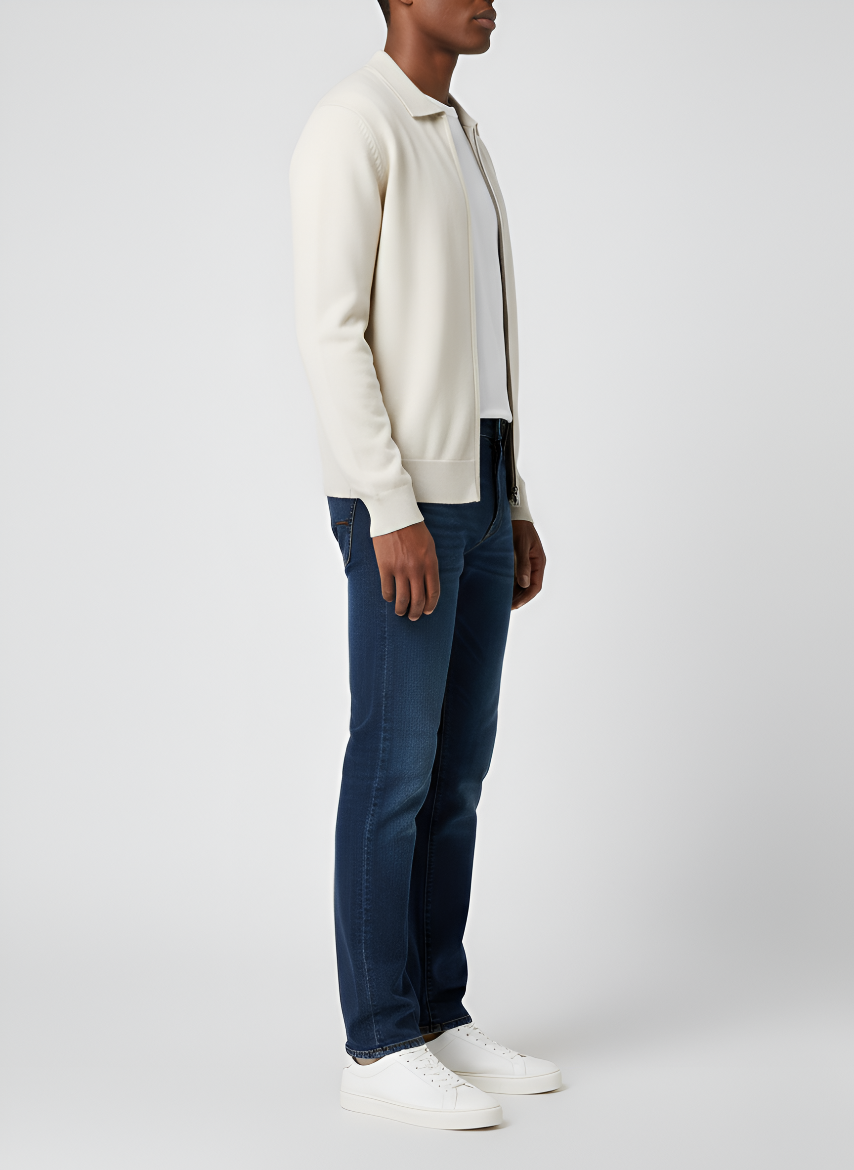 Bellivaro ανδρική μερινό μάλλινη ζακέτα με φερμουάρ