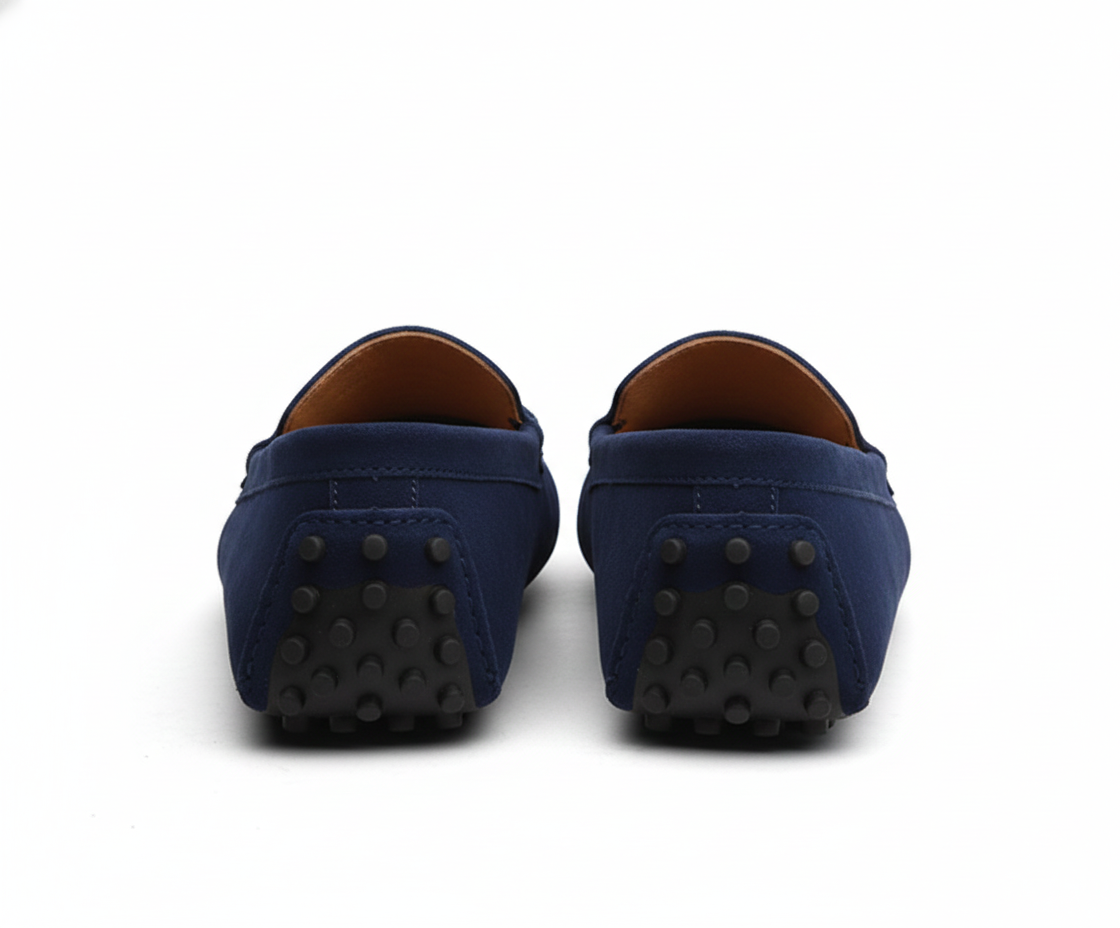 Bellivaro herre loafers i ruskind til komfort og hverdagsbrug