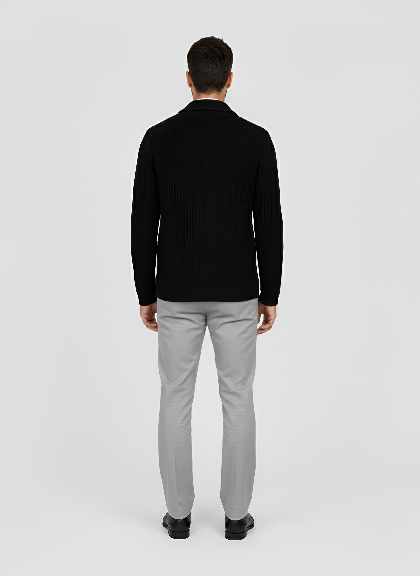 Bellivaro πλεκτή ζακέτα για άντρες με κουμπιά και ψηλό γιακά