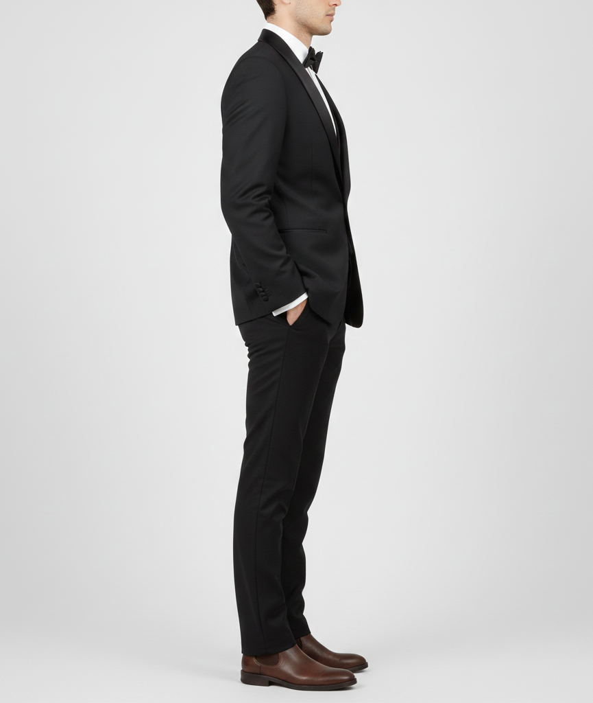 Bellivaro ανδρικό 3-τεμάχιο κοστούμι σμόκιν για γιορτές και γάμους