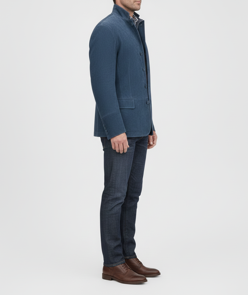 Bellivaro ανδρικό δερμάτινο μπουφάν κλασικός σχεδιασμός