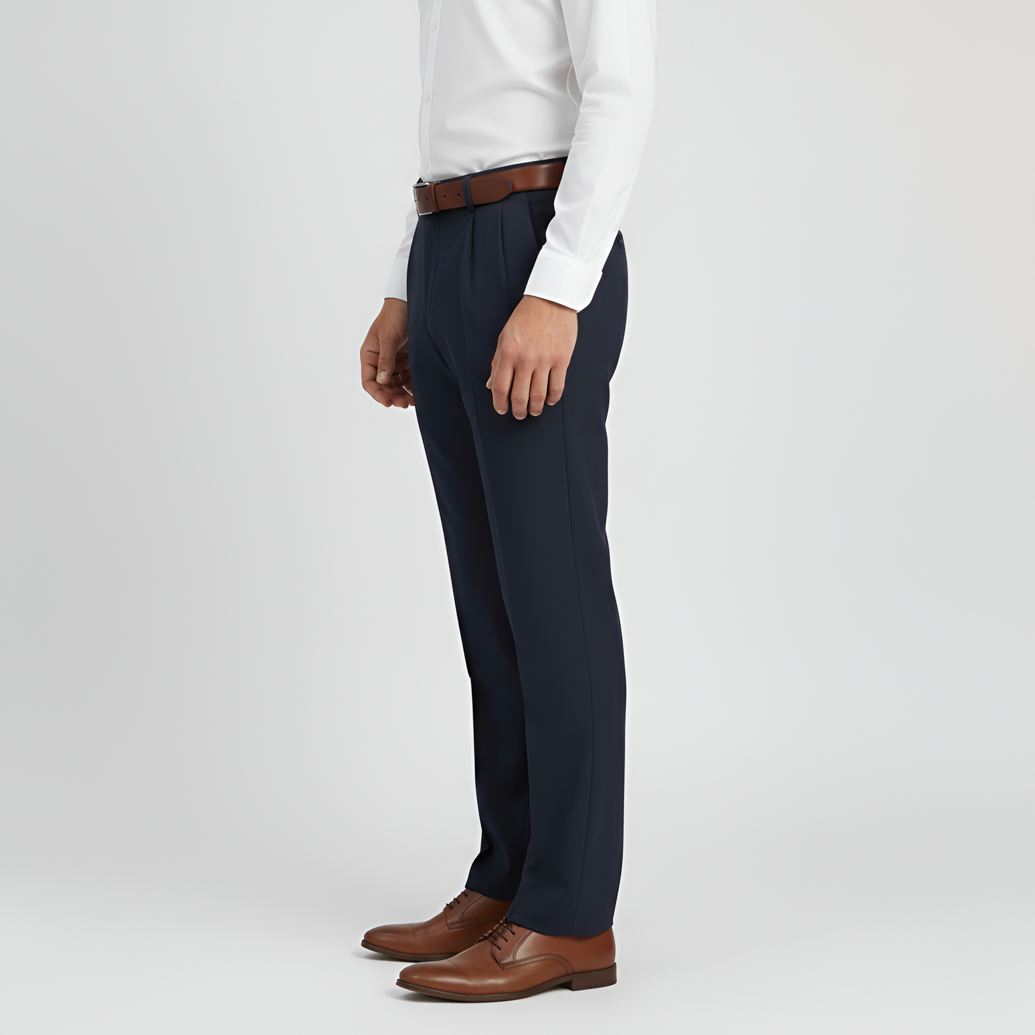 Bellivaro ανδρικό παντελόνι κοστουμιού με ίσια πόδια και κλασική εφαρμογή