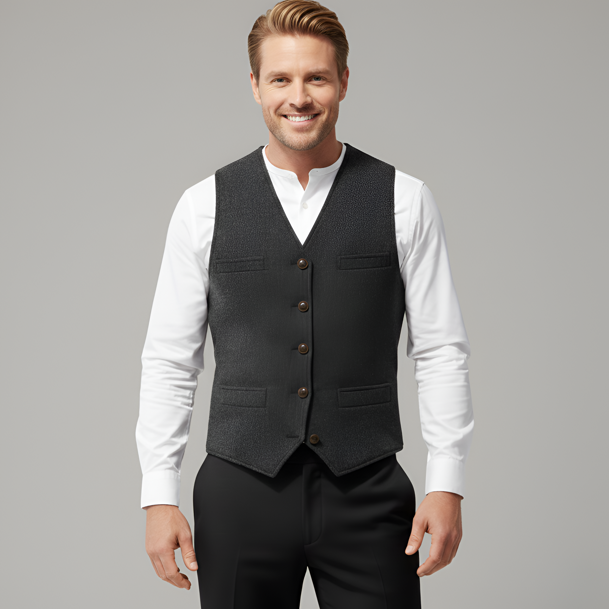 Bellivaro férfi mellény klasszikus szabású