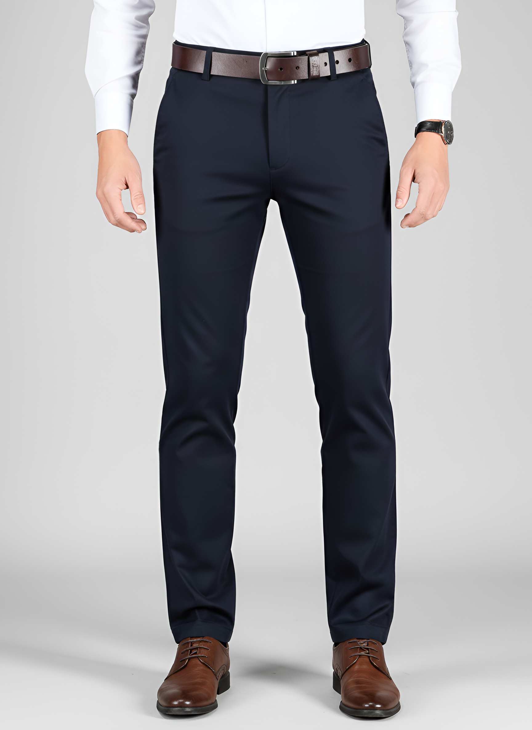 Bellivaro ανδρικό παντελόνι με ελαστικότητα και κανονική εφαρμογή για εργασία και καθημερινή χρήση