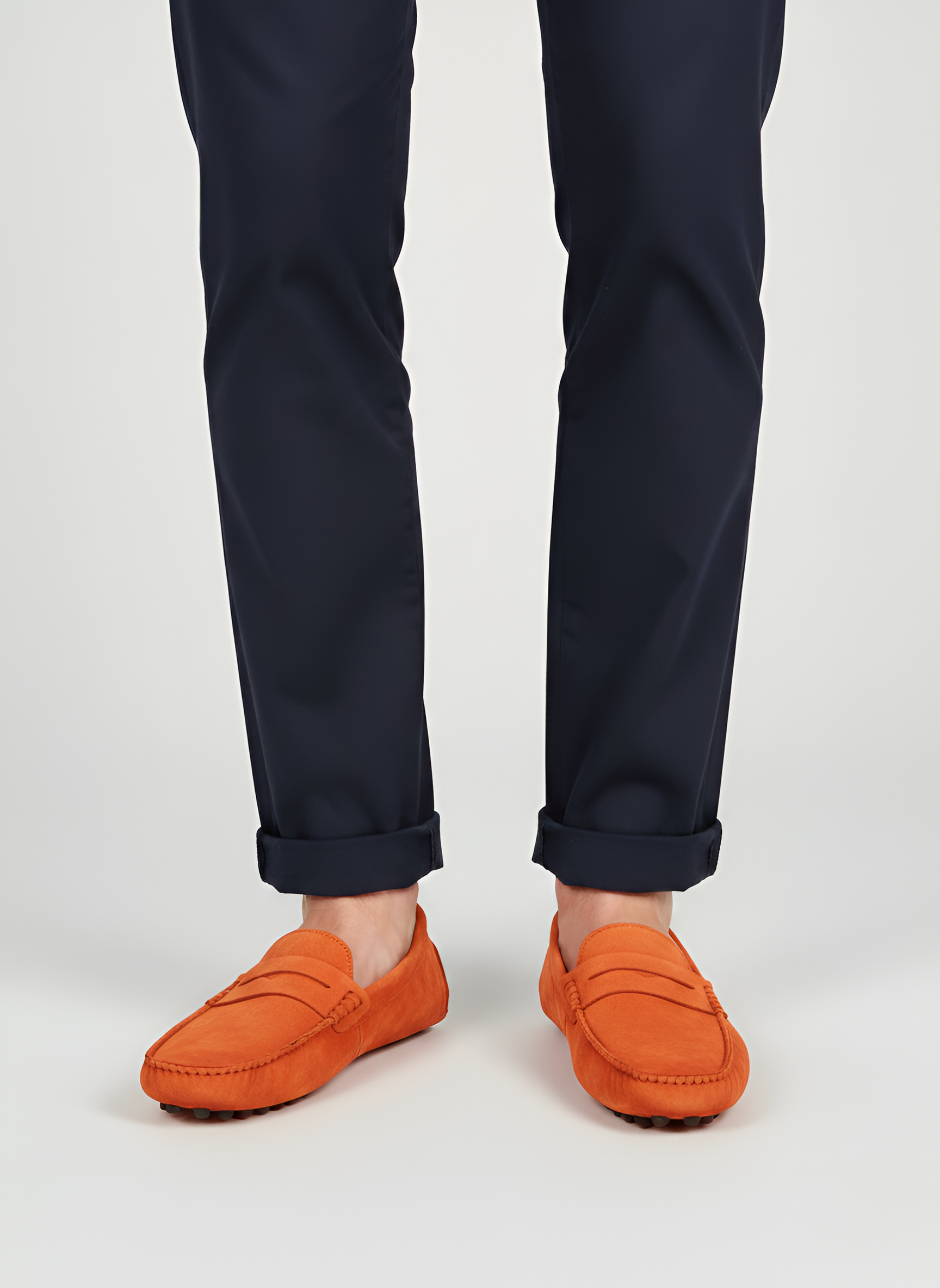 Bellivaro Herre Loafers i Ruskind Komfortable Mokkasiner i Læder