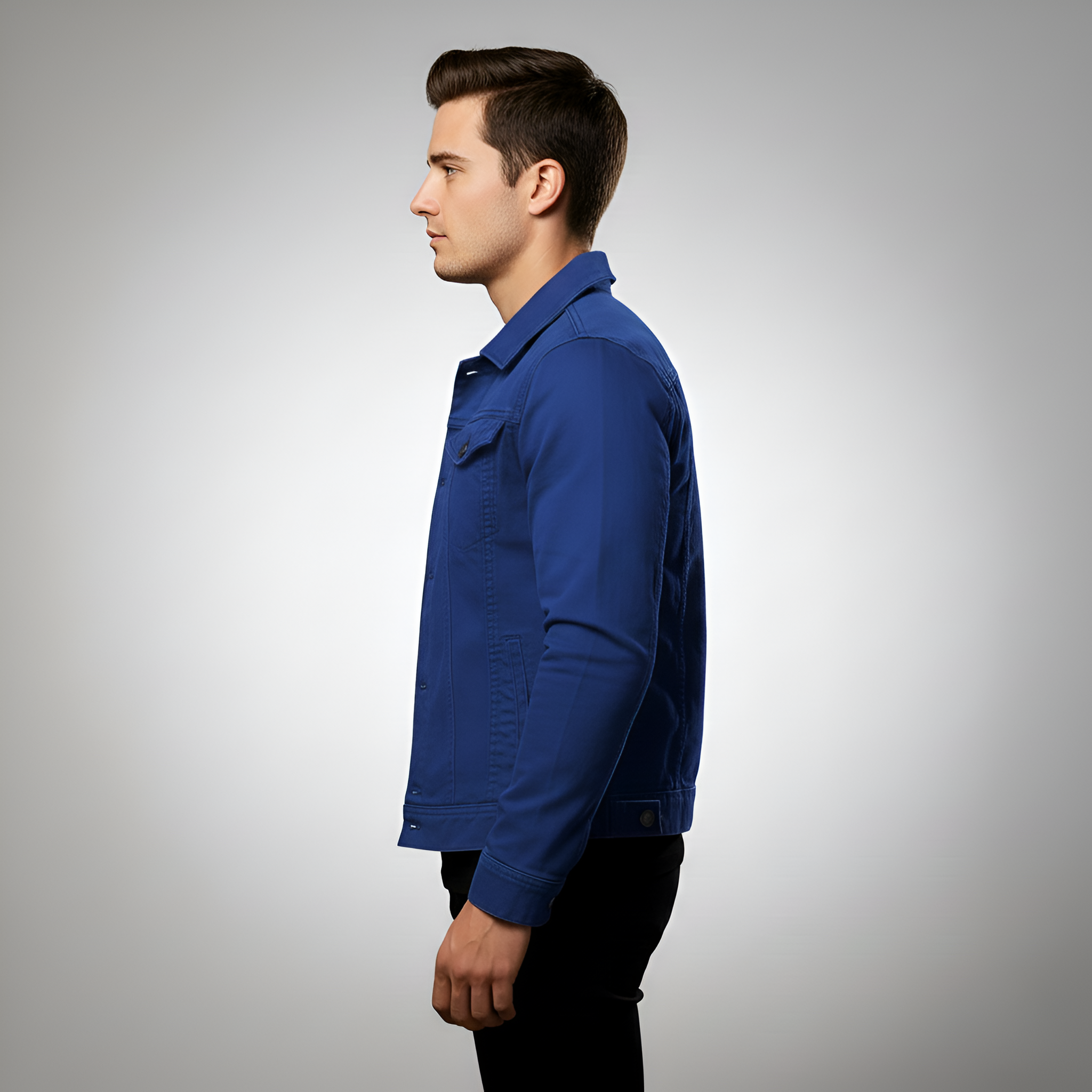 Chaqueta vaquera de algodón para hombre Bellivaro con corte clásico