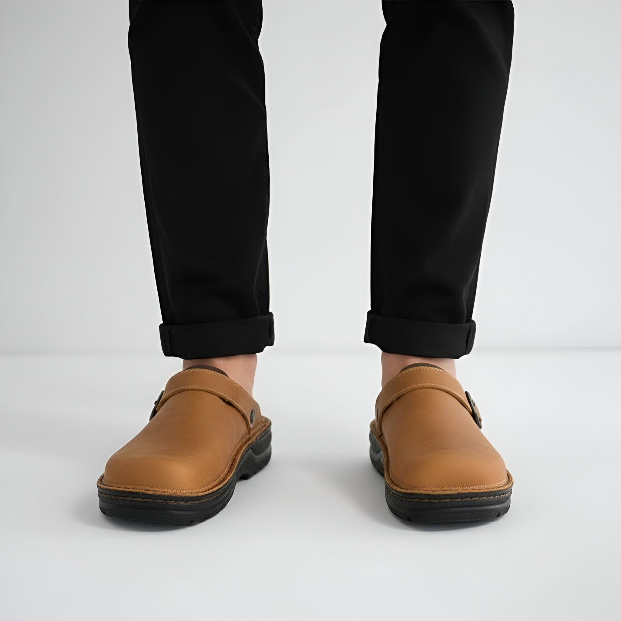 Bellivaro férfi bőr klumpa állítható pánttal