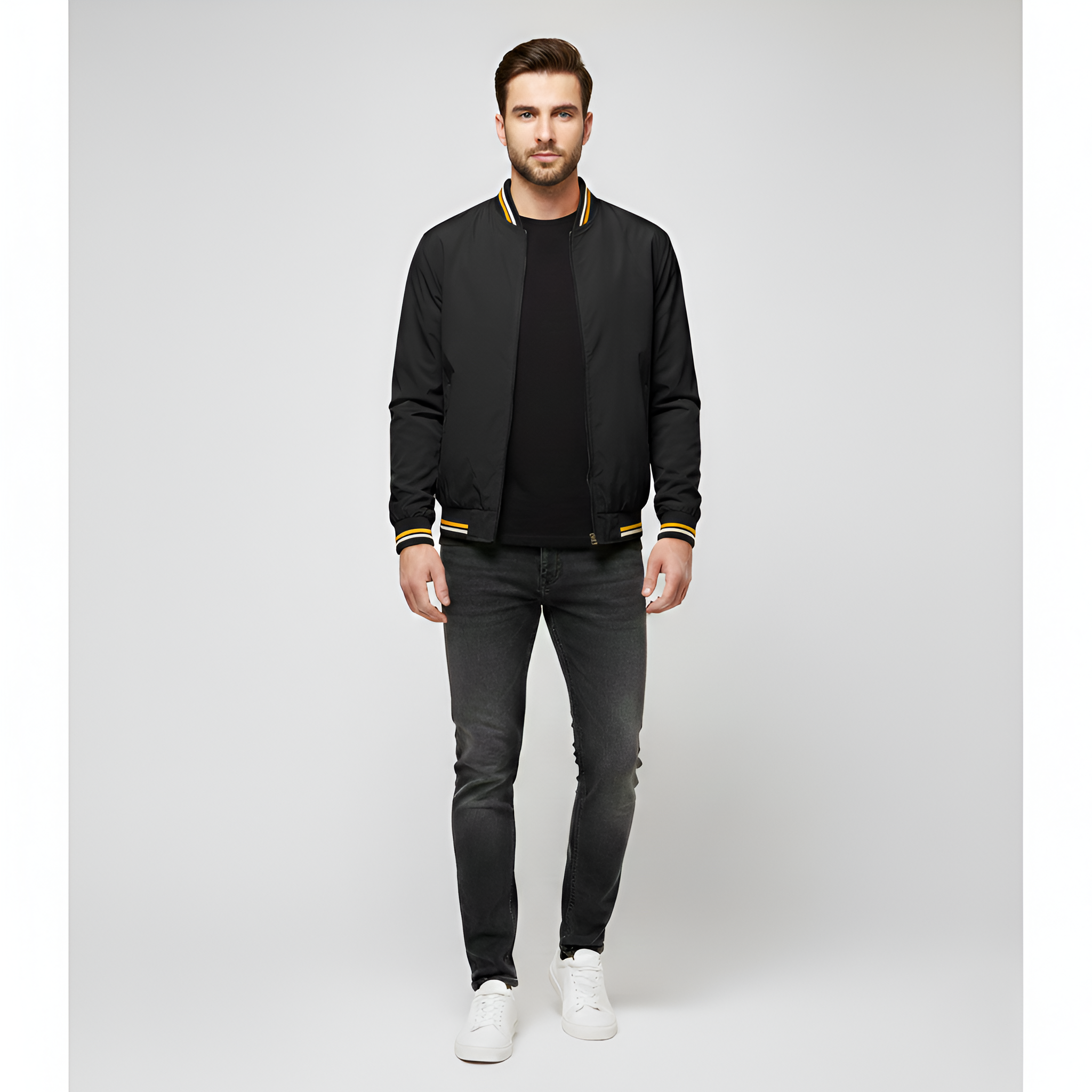 Bellivaro pánska bomber bunda ľahká vetrovka