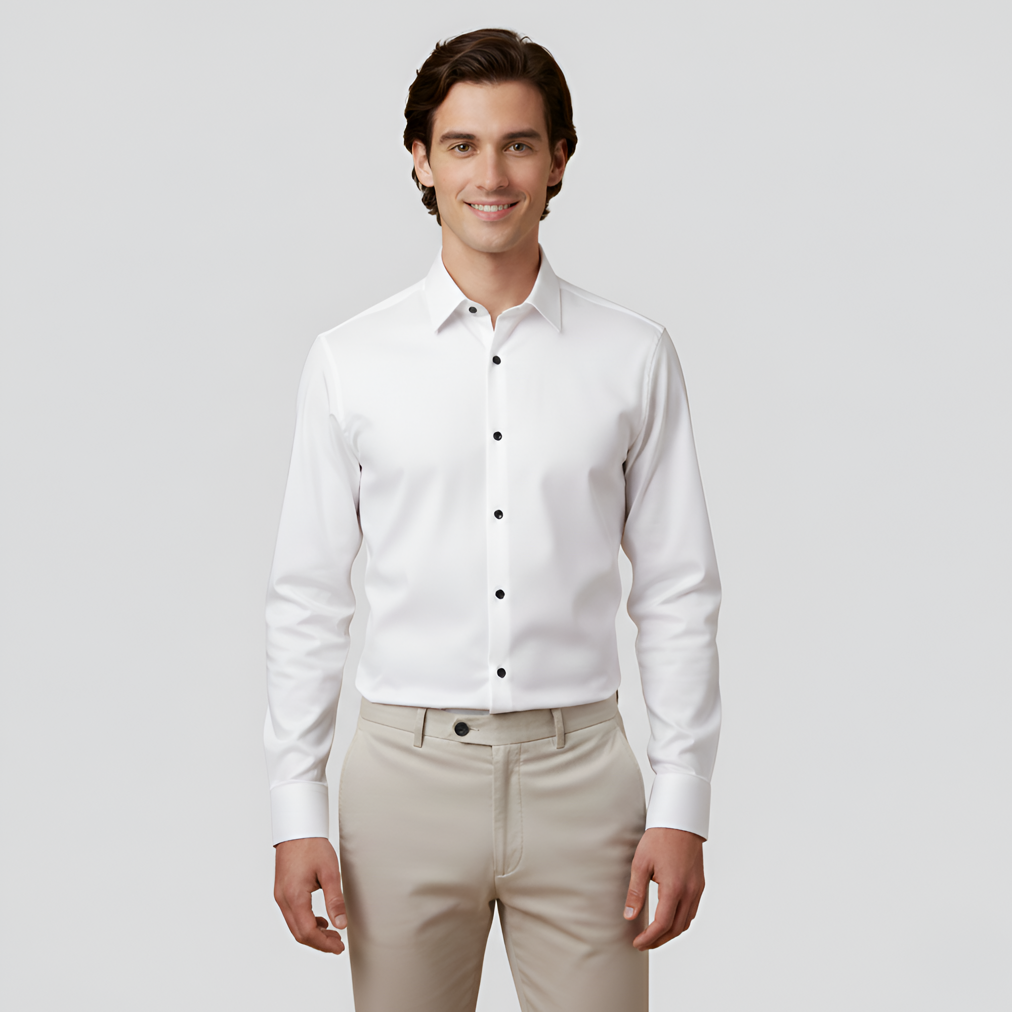 Bellivaro férfi pamuting ing hosszú ujjakkal és klasszikus szabással