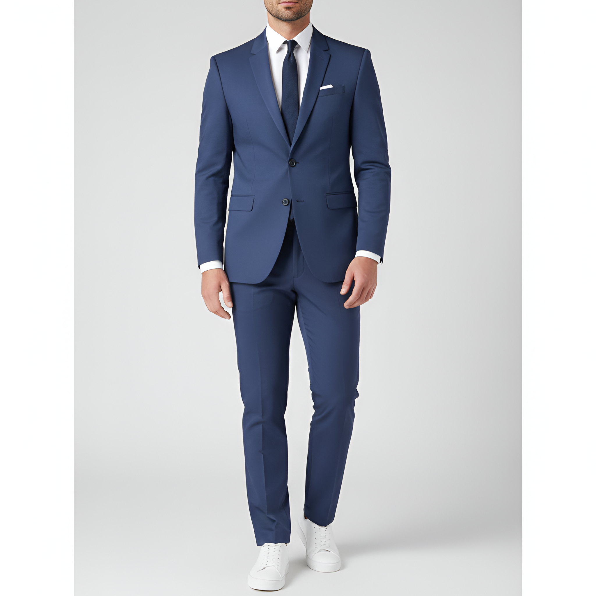 Traje de hombre Bellivaro slim fit con blazer y pantalones de corte clásico