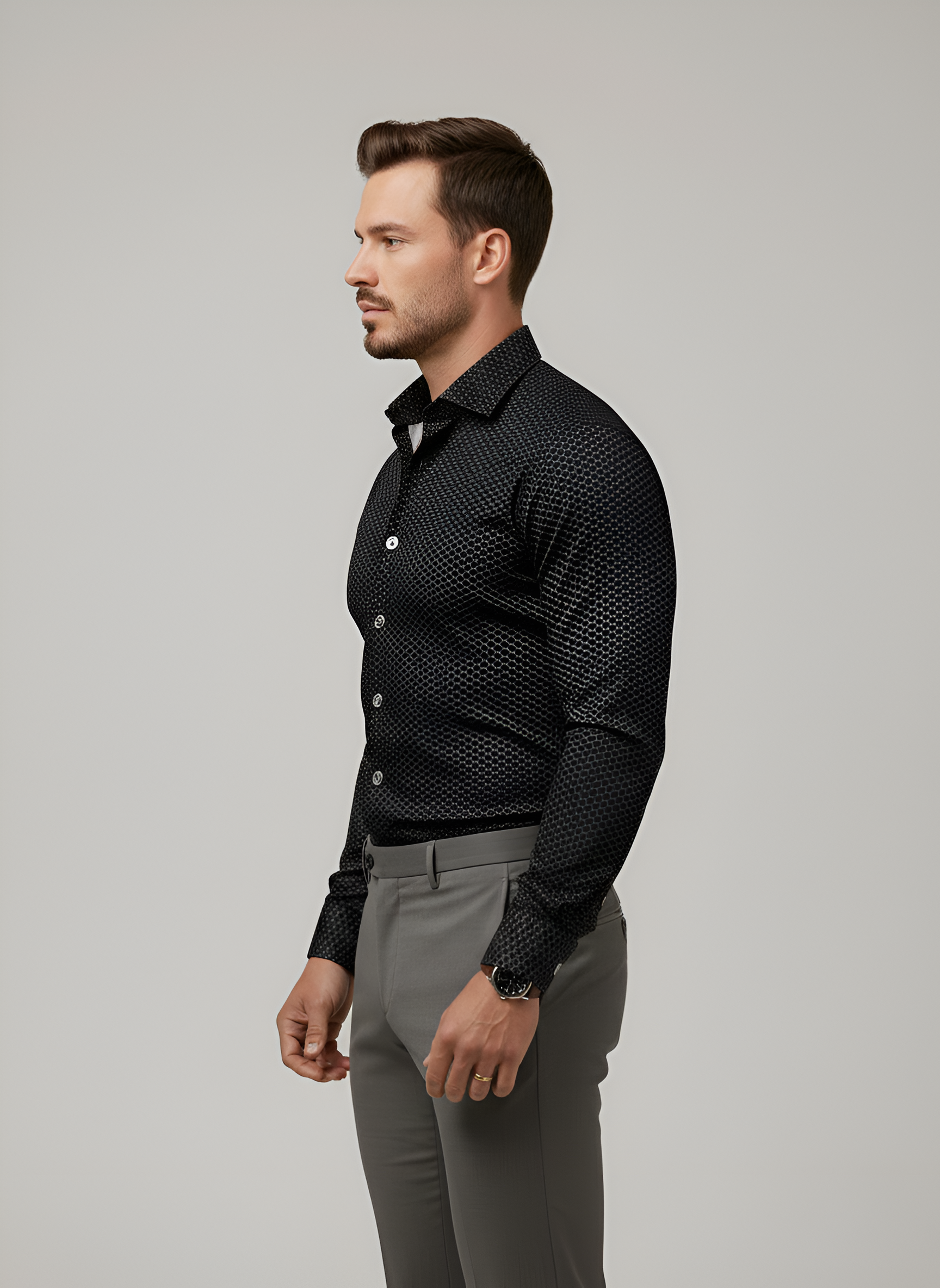 Bellivaro pánska košeľa slim fit bavlna