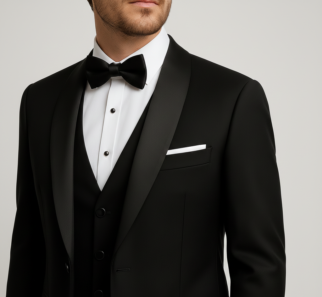 Bellivaro ανδρικό 3-τεμάχιο κοστούμι σμόκιν για γιορτές και γάμους