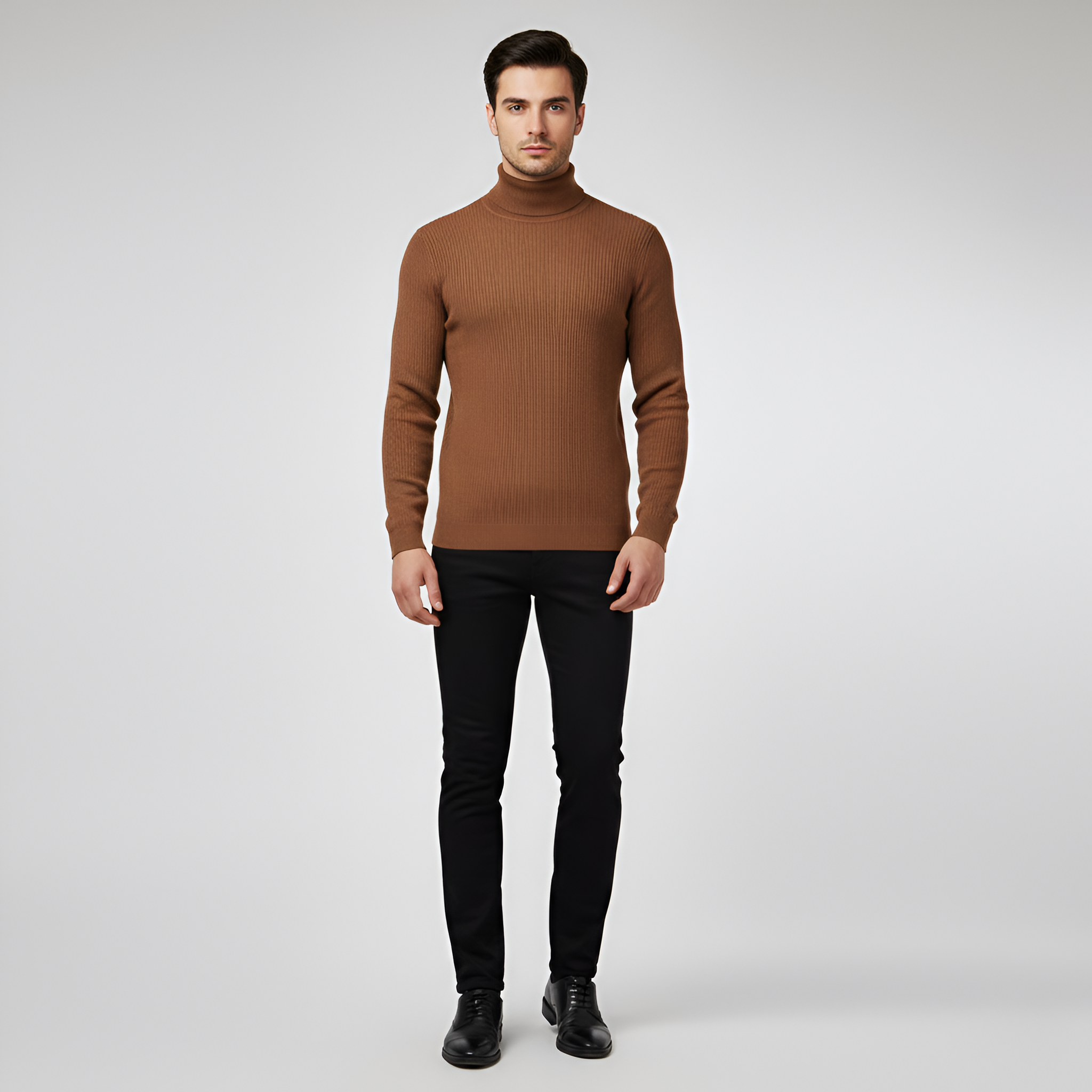 Pull à col roulé en laine pour homme Bellivaro