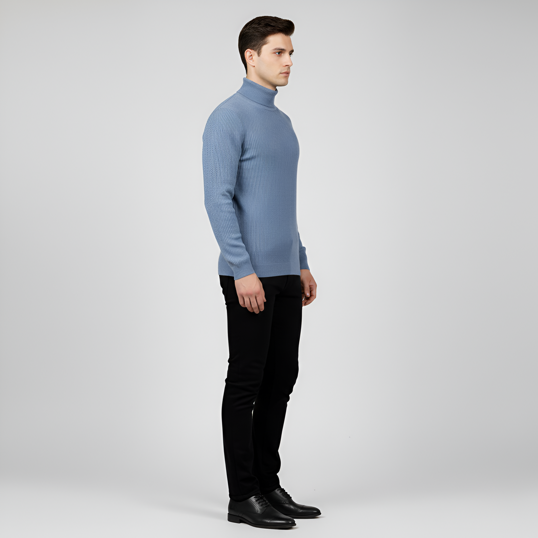 Pull à col roulé en laine pour homme Bellivaro