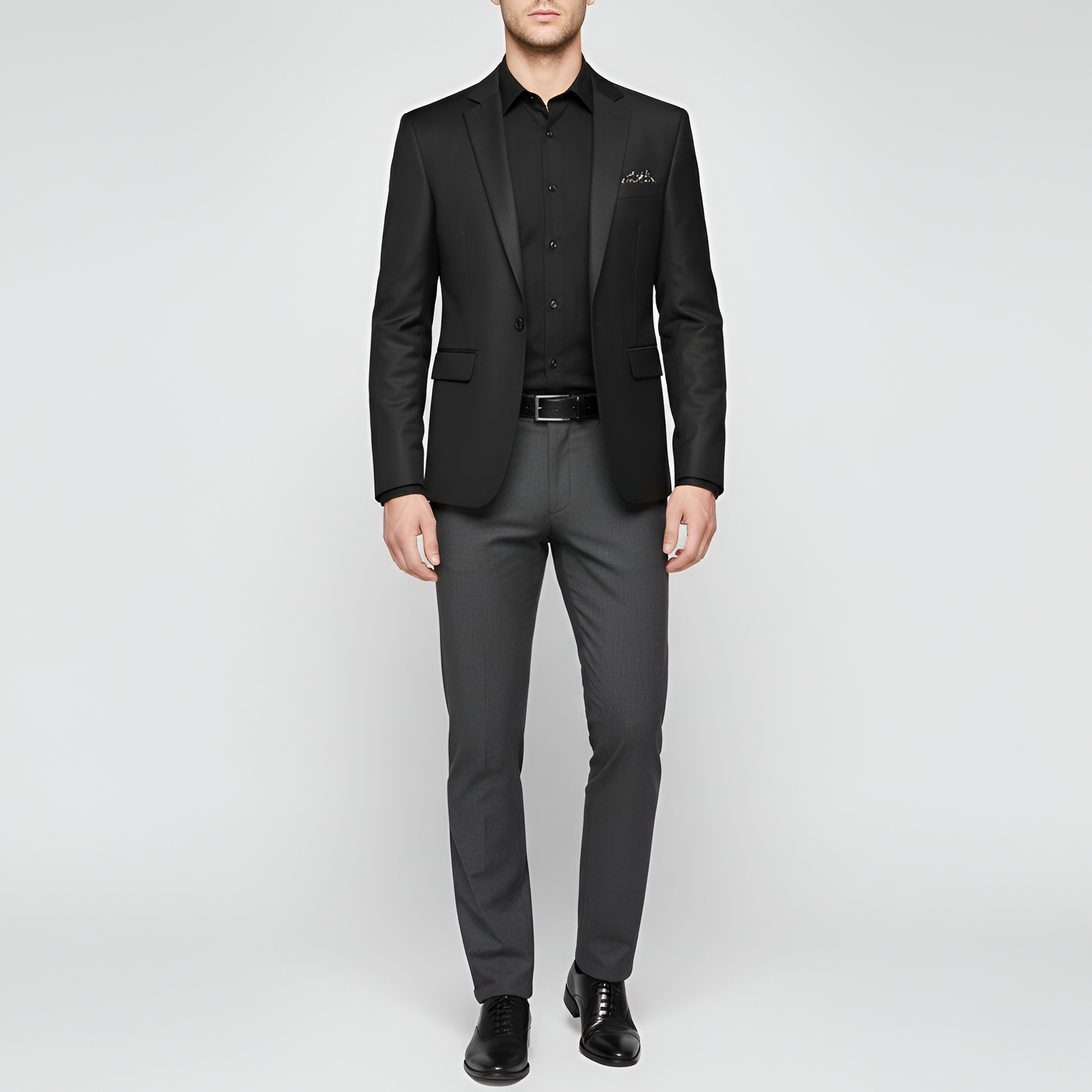 Blazer homme Bellivaro avec revers et fermeture à boutons pour usage formel et décontracté