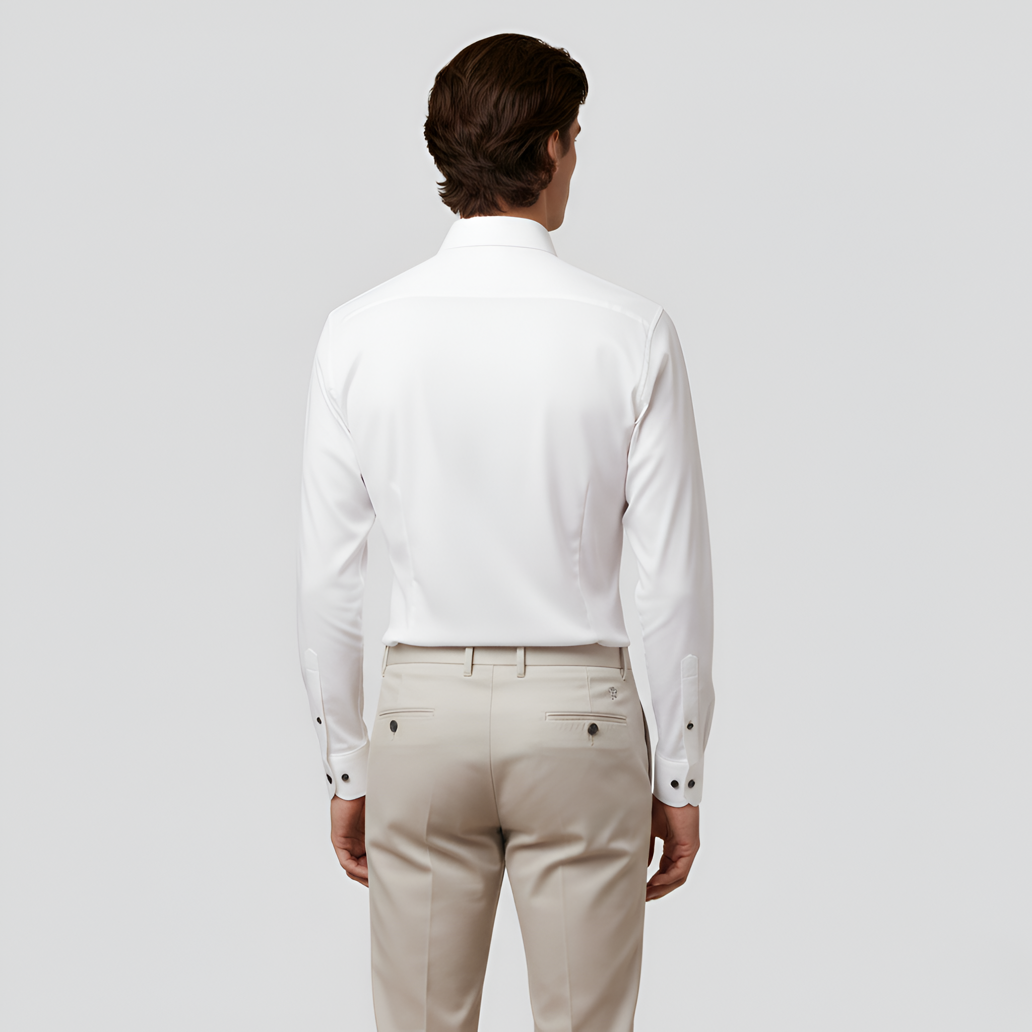 Koszula męska Bellivaro z bawełny z długimi rękawami i klasycznym krojem