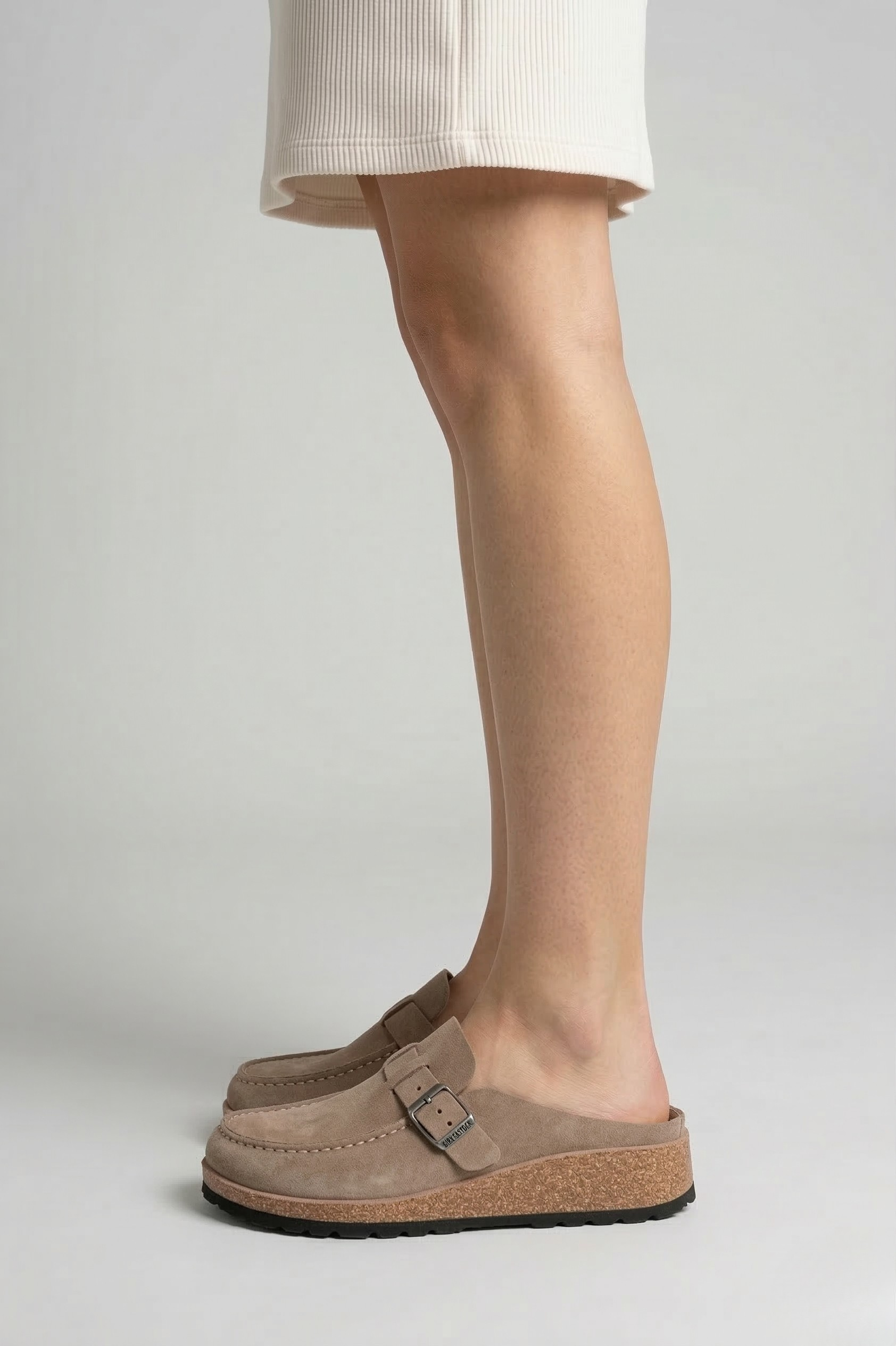 Dame Slip-On Loafers med Spænde Komfort Sko Casual Mule Loafers til Hverdag