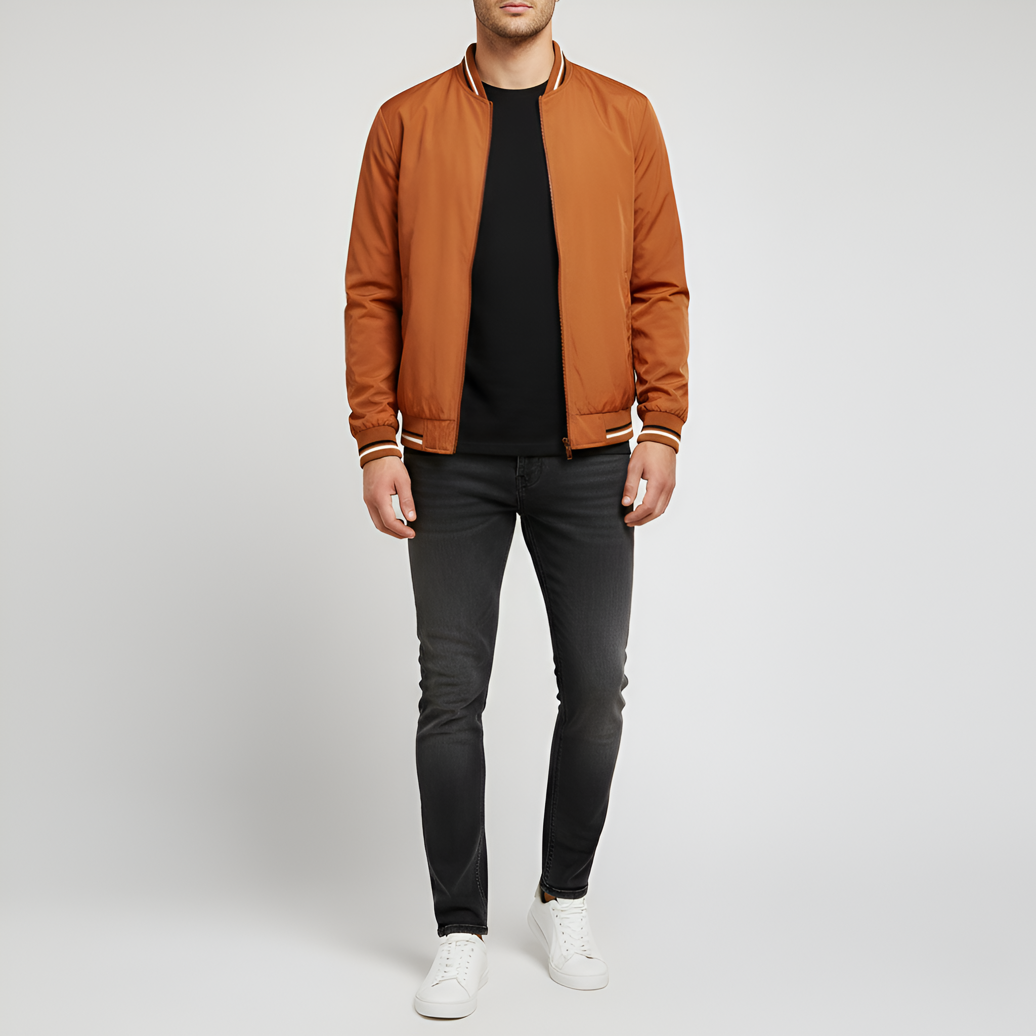 Bellivaro ανδρικό bomber μπουφάν ελαφρύ αδιάβροχο μπουφάν