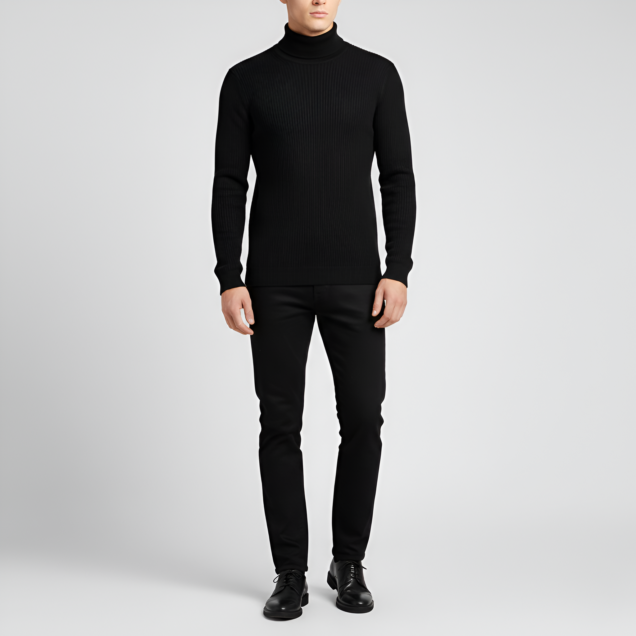 Pull à col roulé en laine pour homme Bellivaro